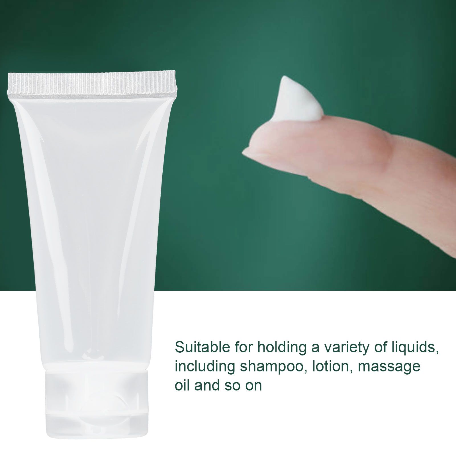 30pcs Empty Cosmetic Bottle Portable Lightweight Lotion Shampoo Squeeze Bottle view 15