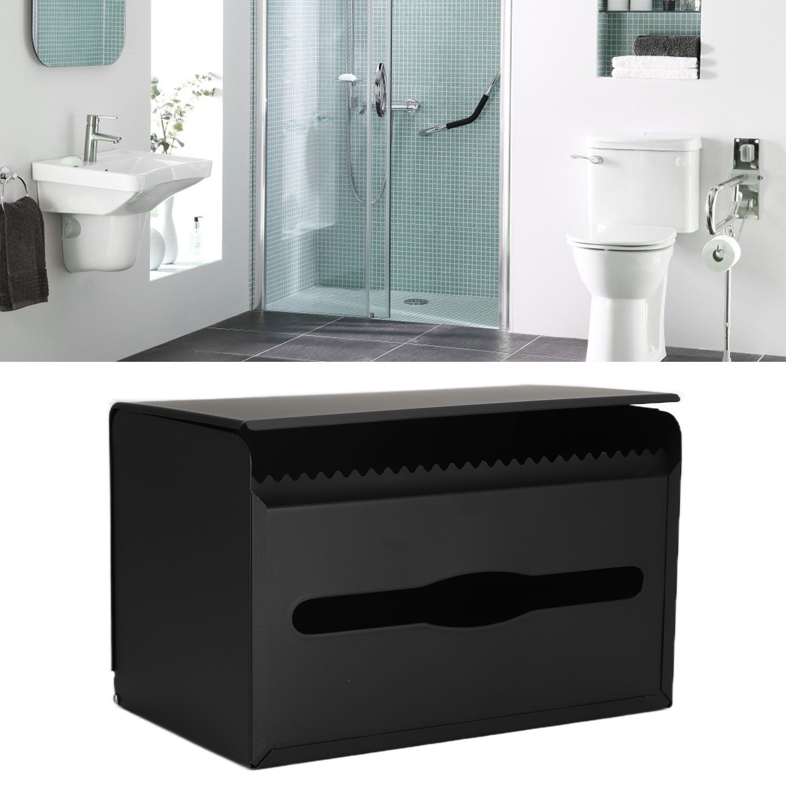 Tissue Holder Durable 304 Stainless Steel Tissue Box for Kitchen Bathroom view 12