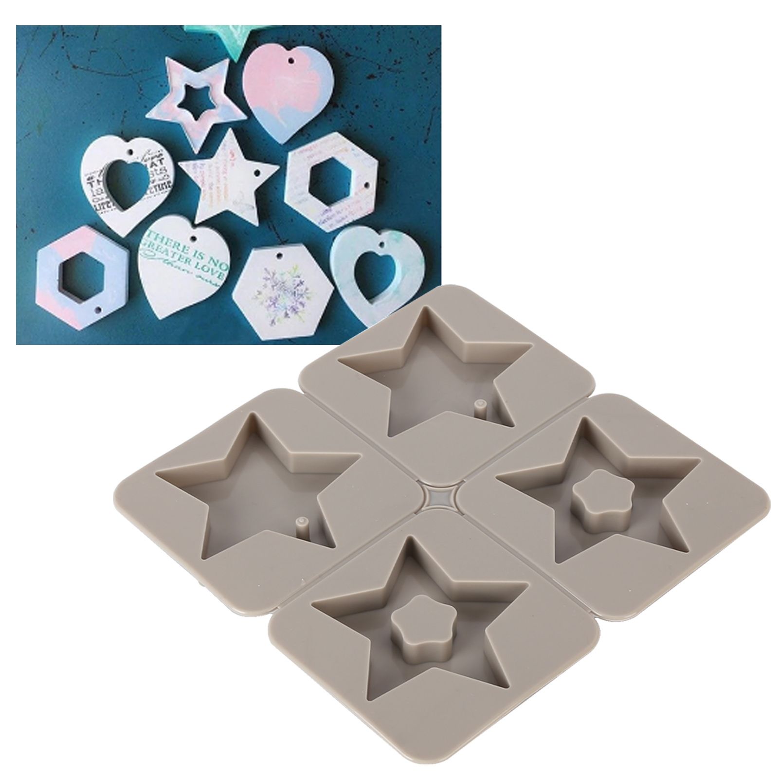 DIY Silicone Mold Reusable Car Pendant Decorative Wax Mold for Home Kitchen view 11