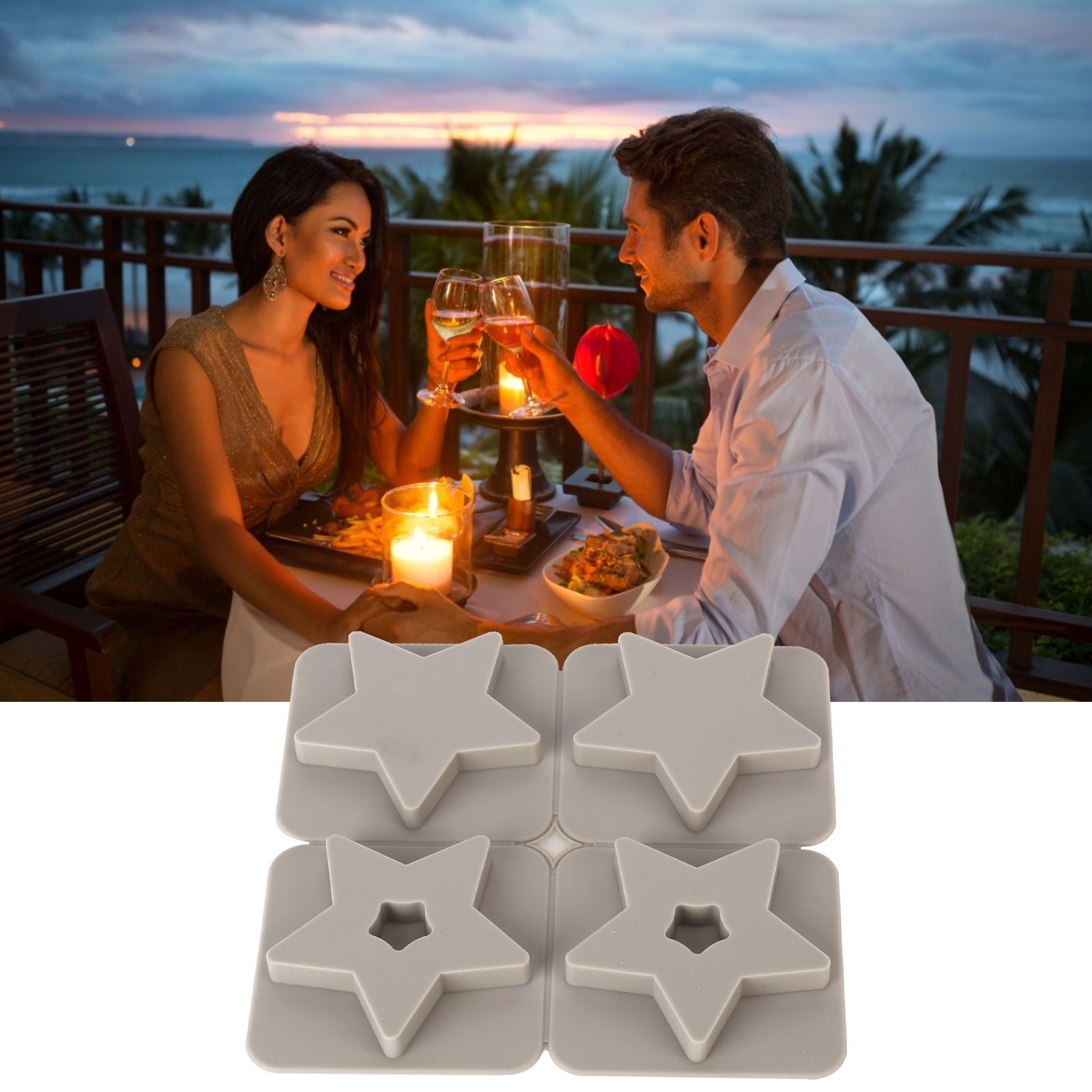 DIY Silicone Mold Reusable Car Pendant Decorative Wax Mold for Home Kitchen view 12