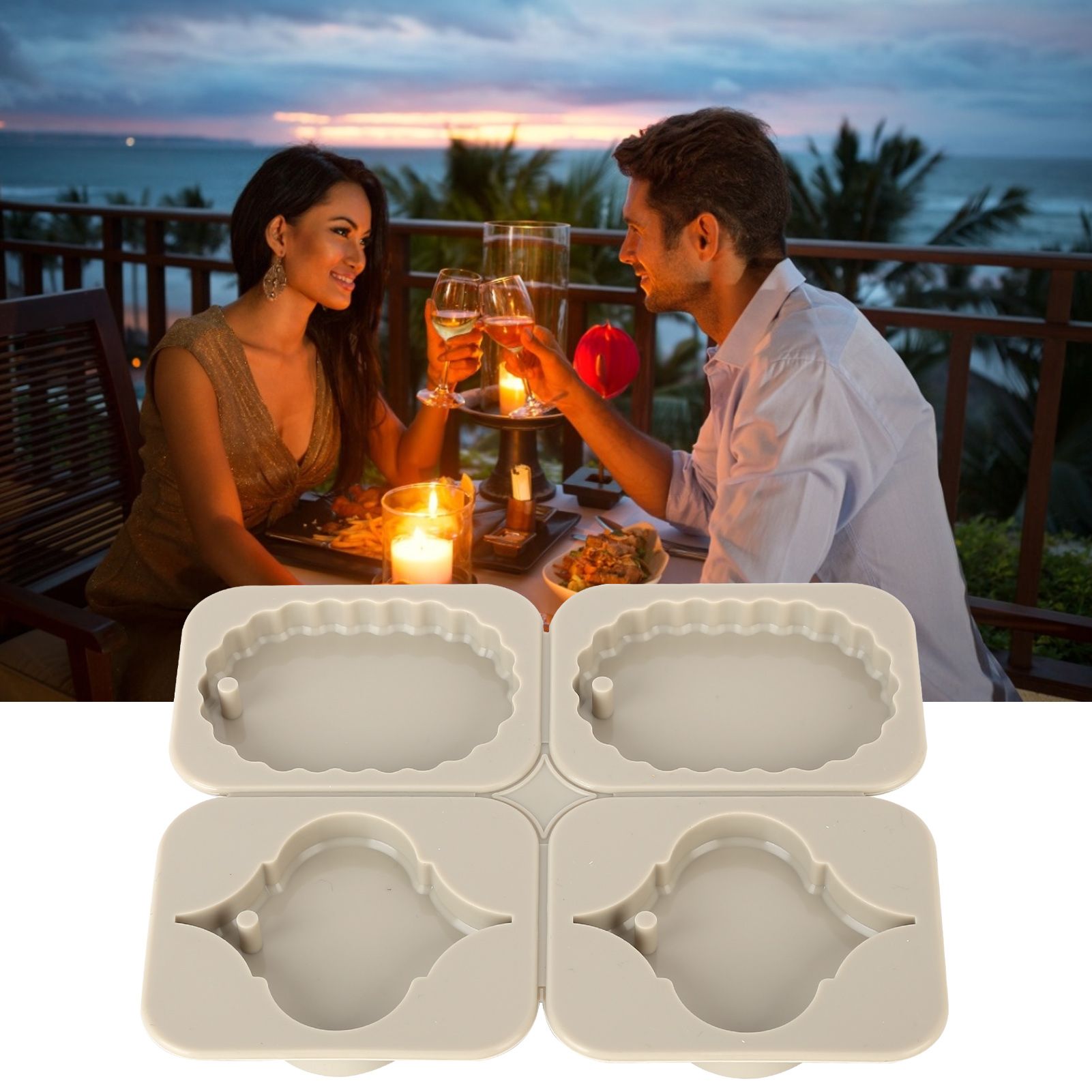 DIY Silicone Mold Reusable Car Pendant Decorative Wax Mold for Home Kitchen view 12