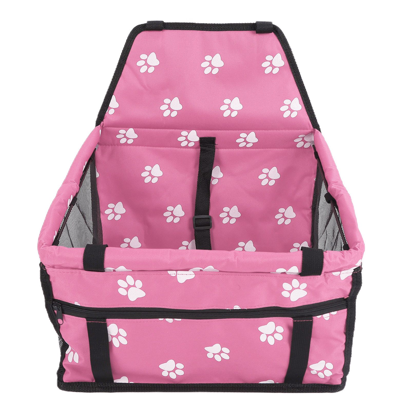 Bear Paw Pattern Pet Carrier Cage Washable Pet Car Travel Safety Seat with view 8