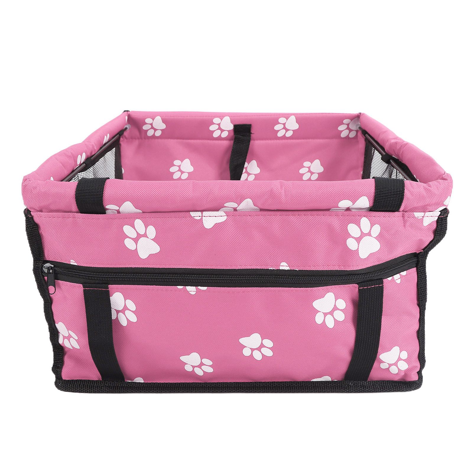 Bear Paw Pattern Pet Carrier Cage Washable Pet Car Travel Safety Seat with view 10