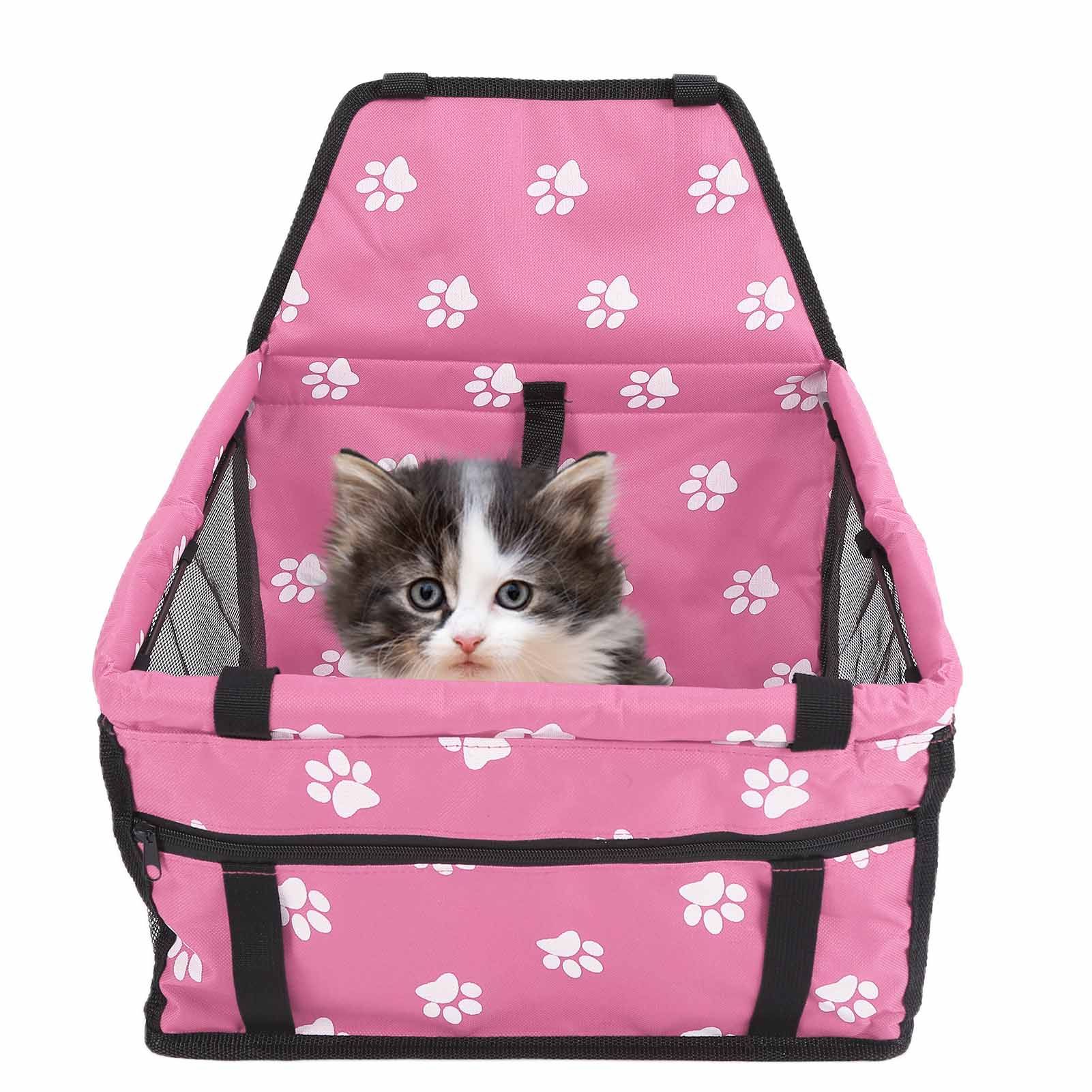 Bear Paw Pattern Pet Carrier Cage Washable Pet Car Travel Safety Seat with view 12