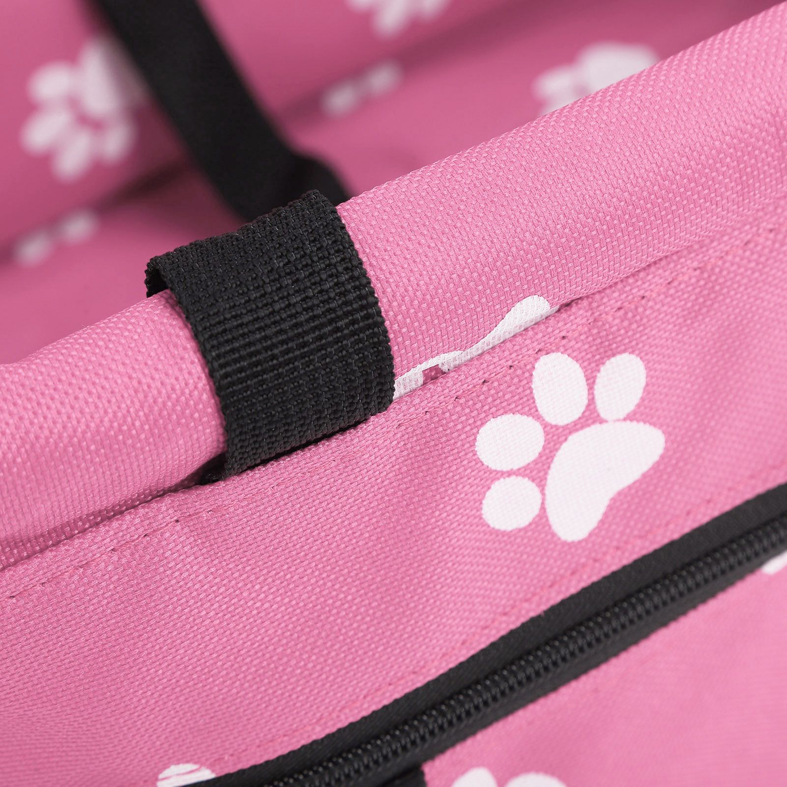 Bear Paw Pattern Pet Carrier Cage Washable Pet Car Travel Safety Seat with view 14