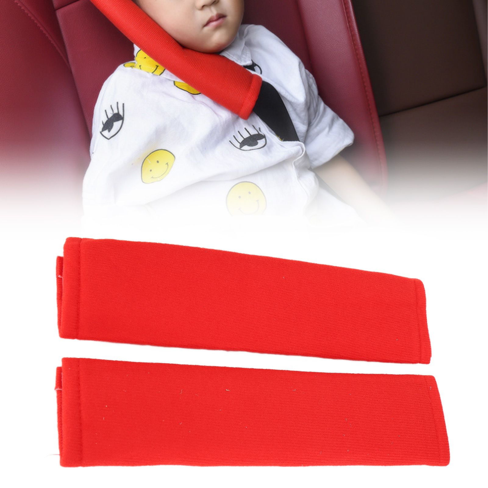 2PCS Seatbelt Pad Car Safety Belt Pad Shoulder Pad Soft Comfortable Belt Strap view 12