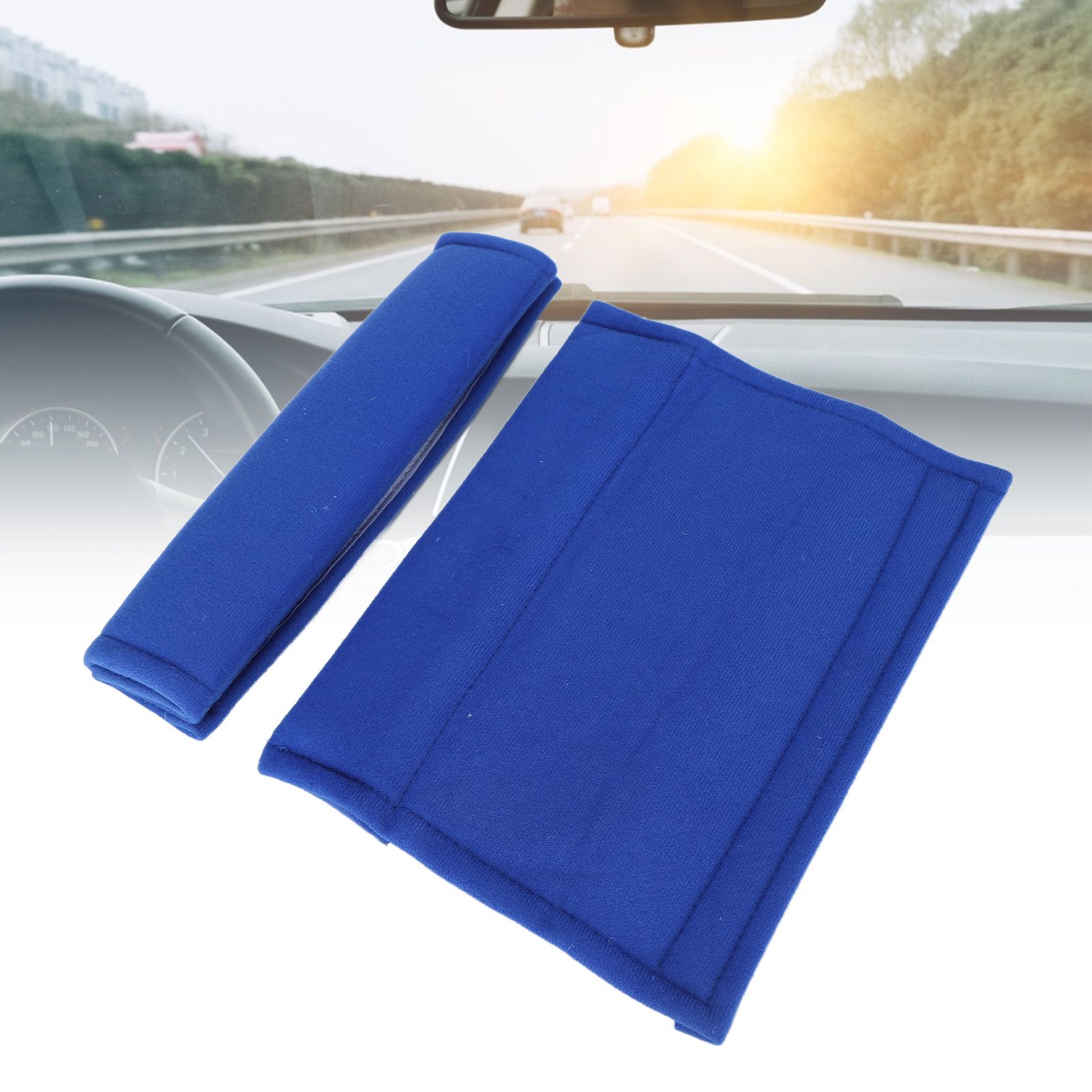 2PCS Seatbelt Pad Car Safety Belt Pad Shoulder Pad Soft Comfortable Belt Strap view 11