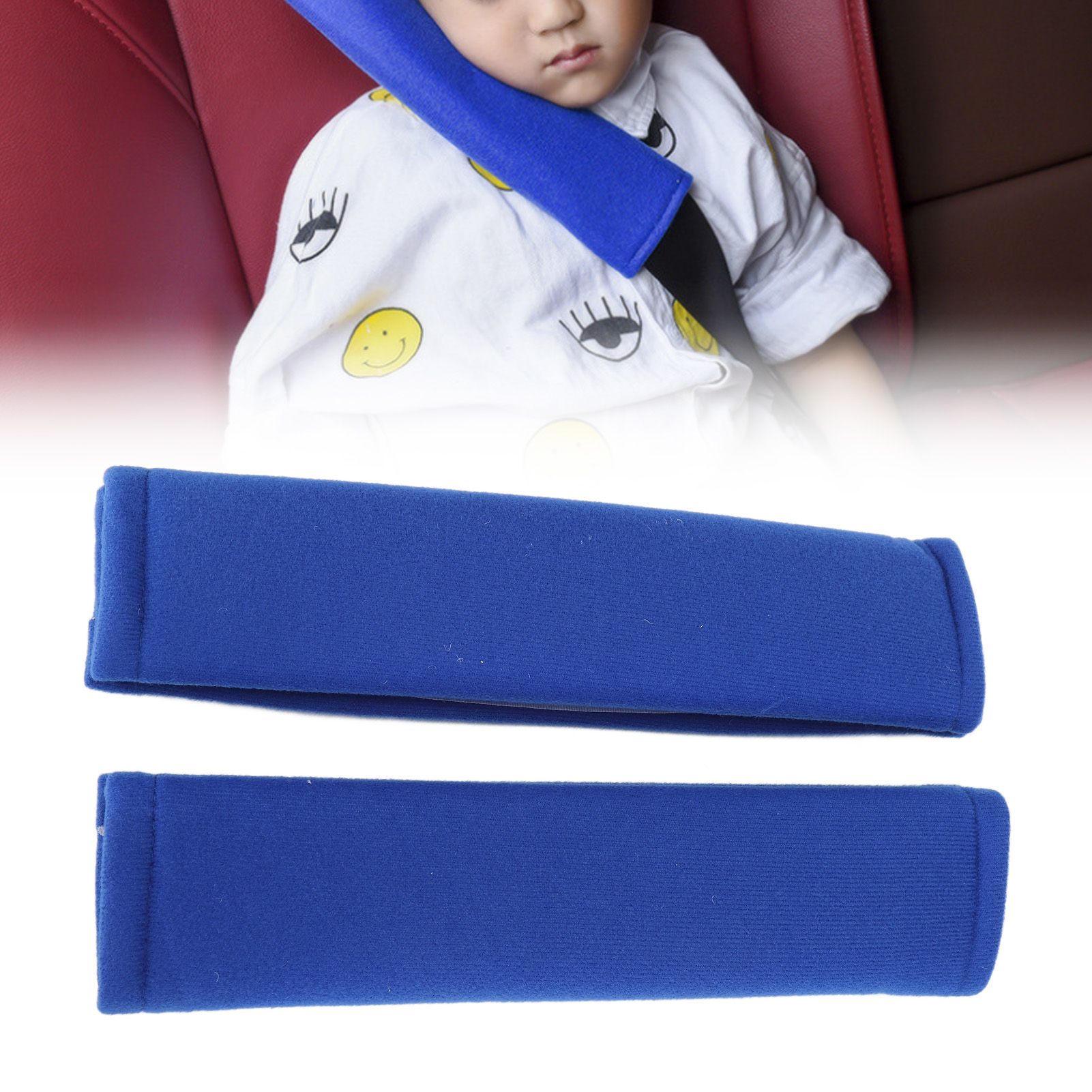 2PCS Seatbelt Pad Car Safety Belt Pad Shoulder Pad Soft Comfortable Belt Strap view 12