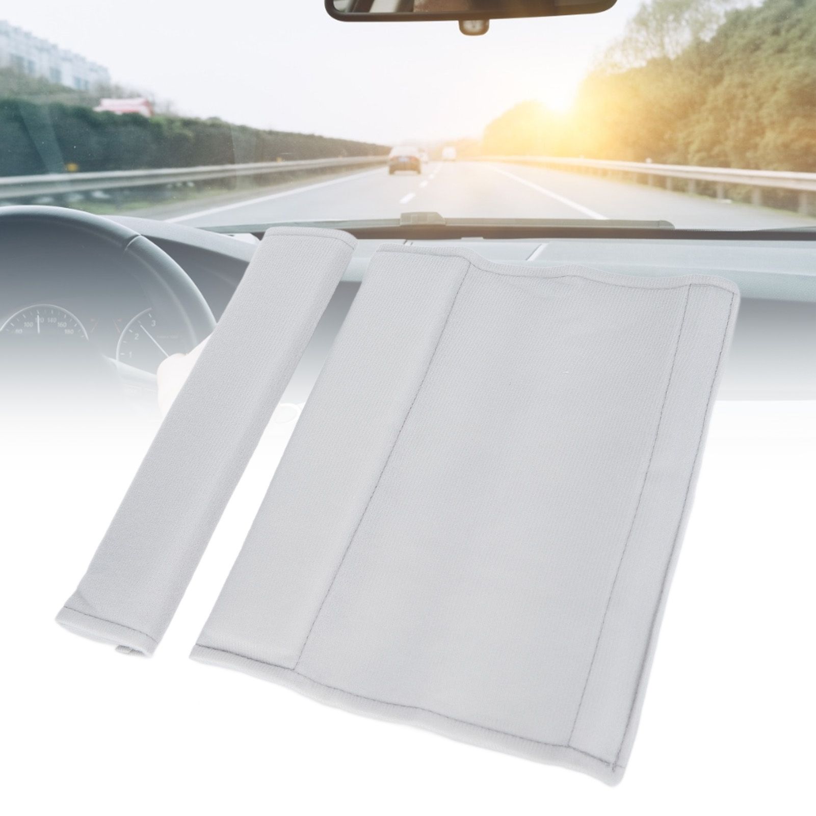 2PCS Seatbelt Pad Car Safety Belt Pad Shoulder Pad Soft Comfortable Belt Strap view 11