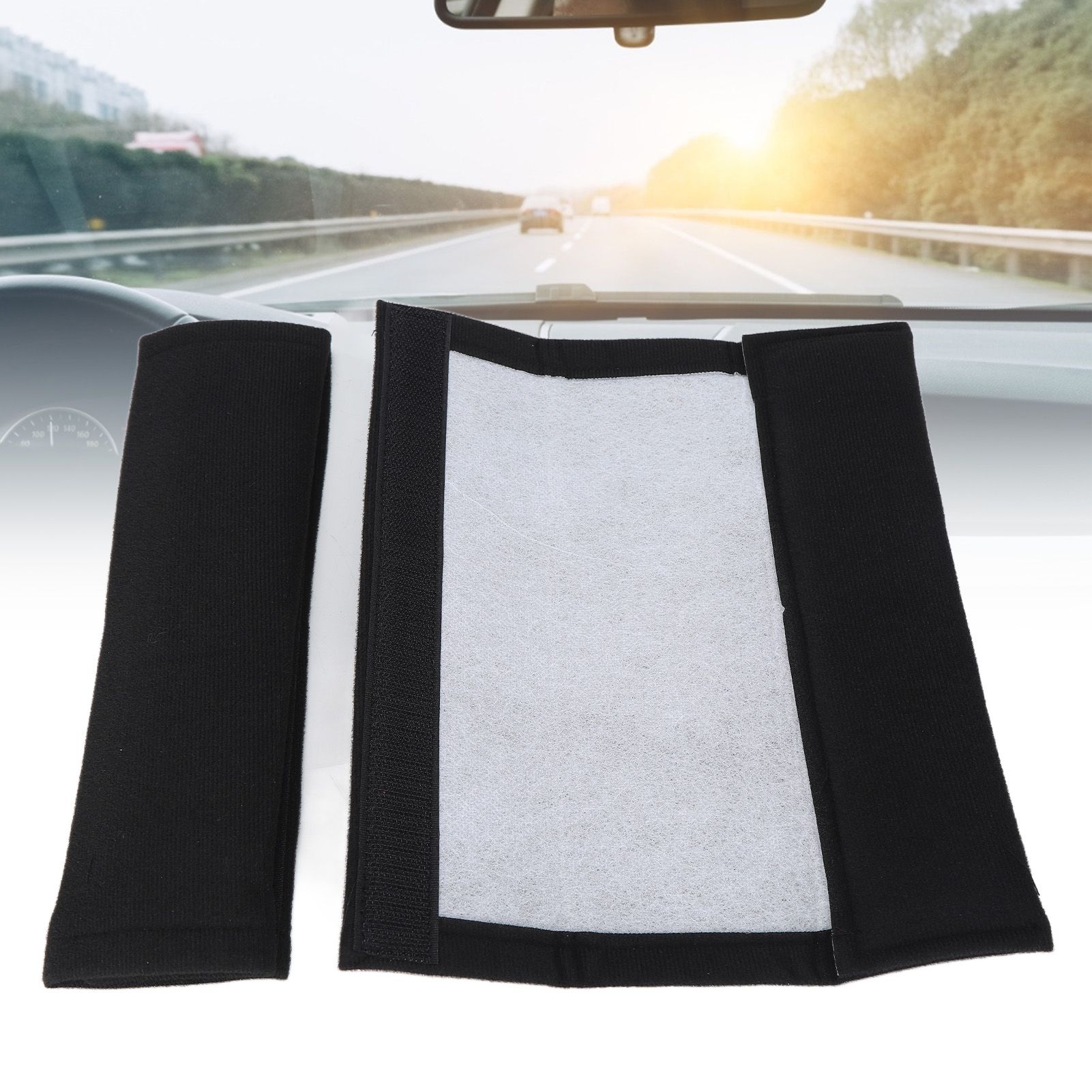 2PCS Seatbelt Pad Car Safety Belt Pad Shoulder Pad Soft Comfortable Belt Strap view 11