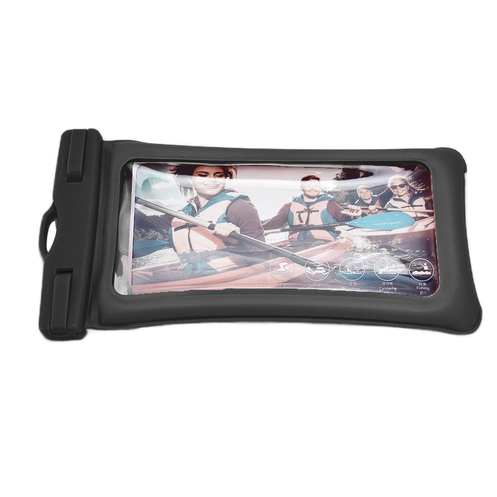 TPU Universal Floating Waterproof Phone Bag Pouch Cover with Lanyard for Below view 2