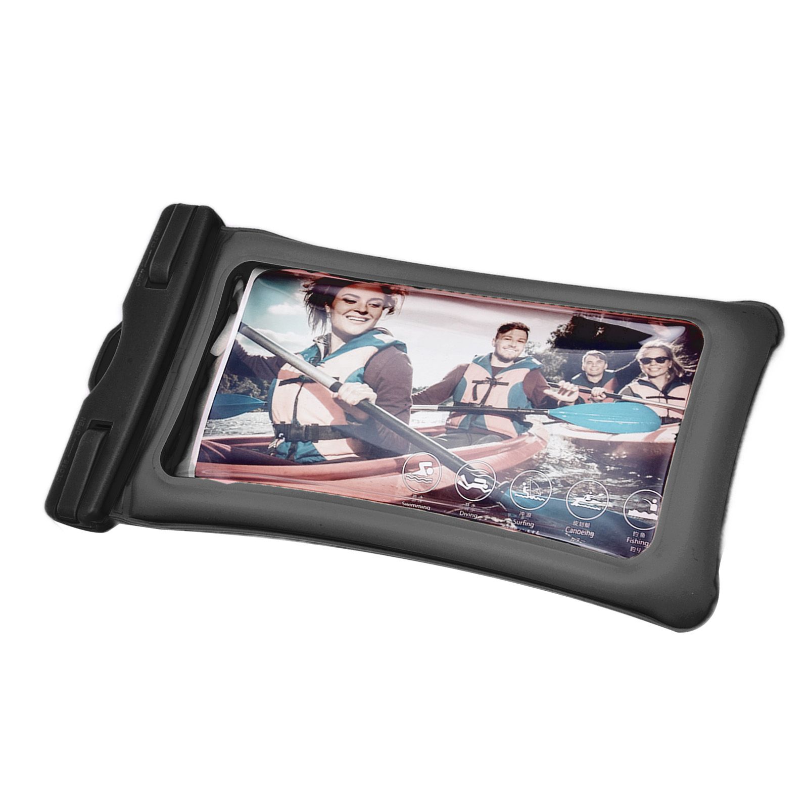 TPU Universal Floating Waterproof Phone Bag Pouch Cover with Lanyard for Below view 3
