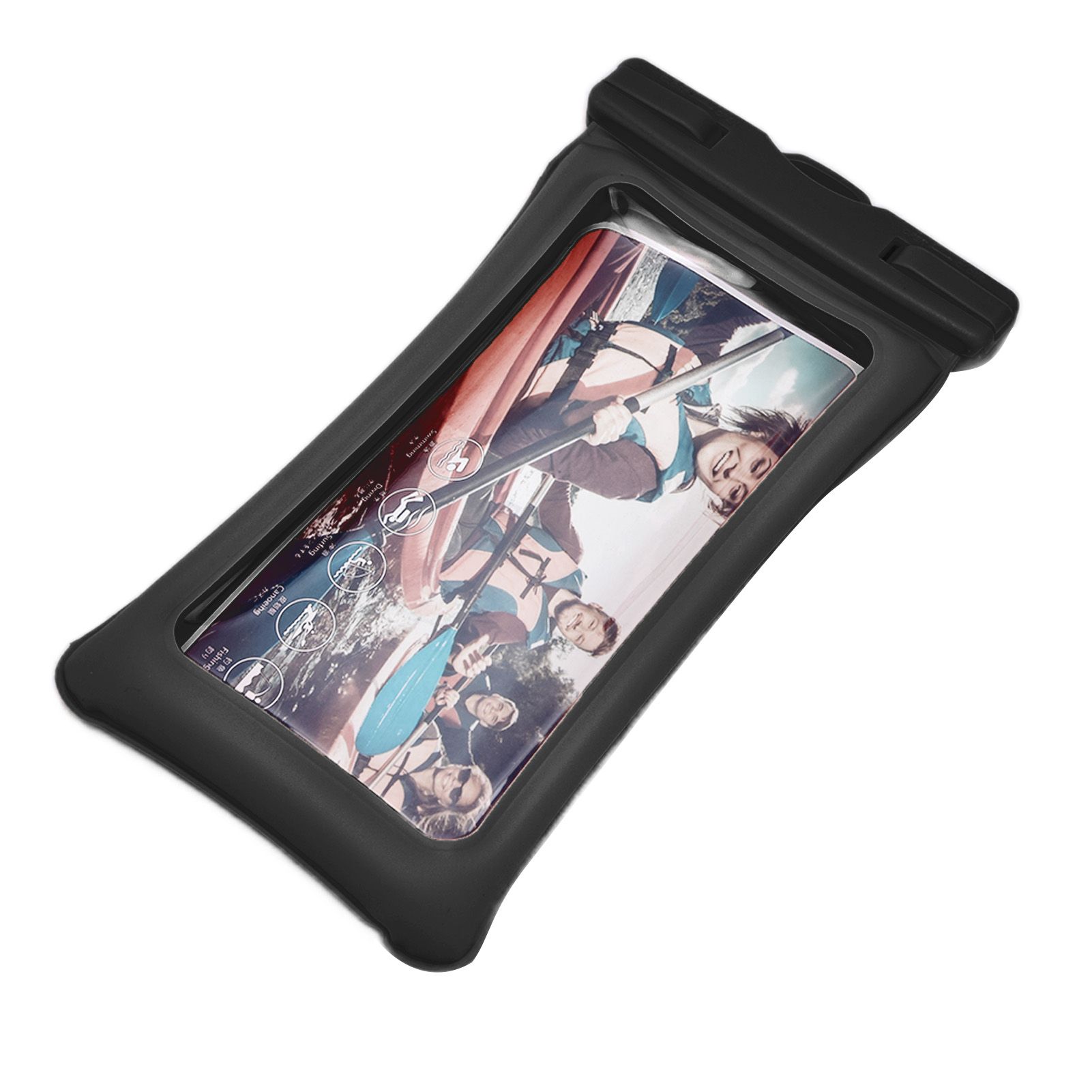 TPU Universal Floating Waterproof Phone Bag Pouch Cover with Lanyard for Below view 5