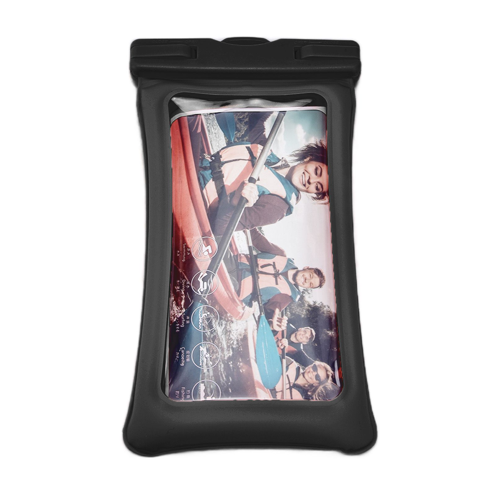 TPU Universal Floating Waterproof Phone Bag Pouch Cover with Lanyard for Below view 6