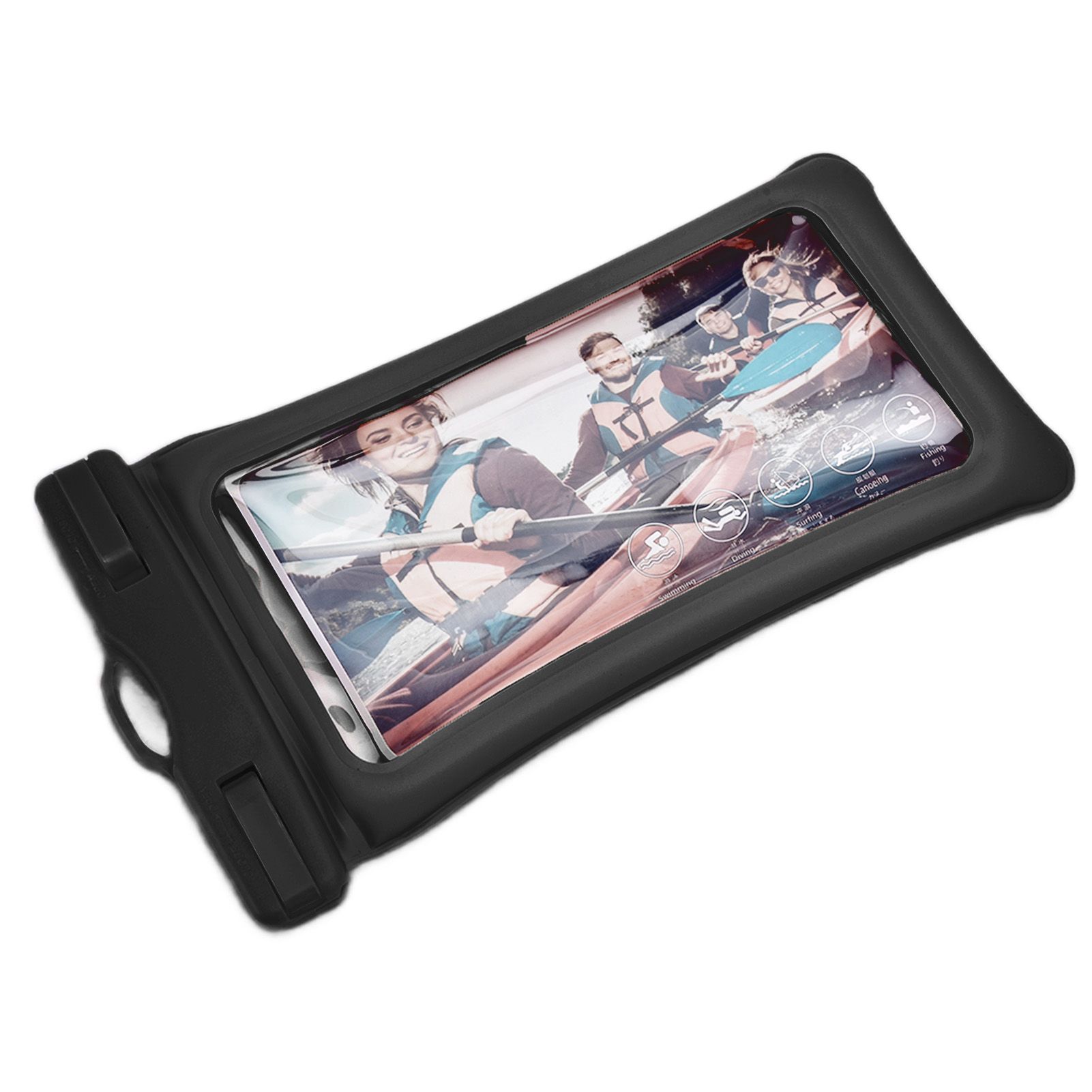 TPU Universal Floating Waterproof Phone Bag Pouch Cover with Lanyard for Below view 9