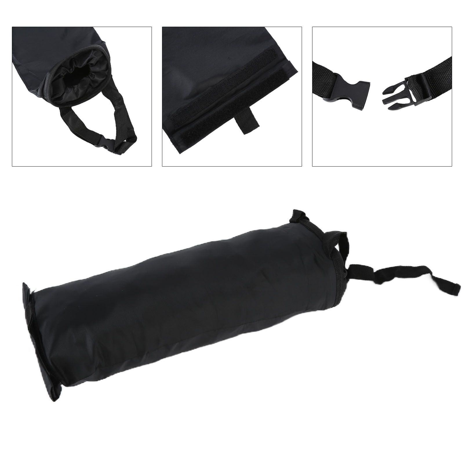 Multifunctional Car Waste Bin Garbage Bag Back Seat Hanging Storage Bag Travel view 9