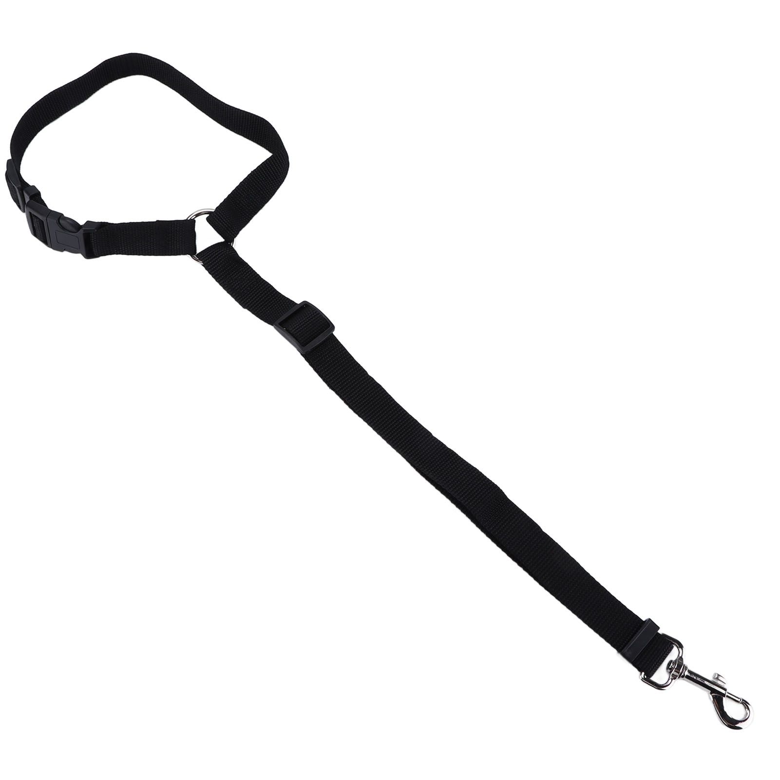 Dog Seatbelt Nylon Black Adjustable Professional Durable Car Safety Harness view 3