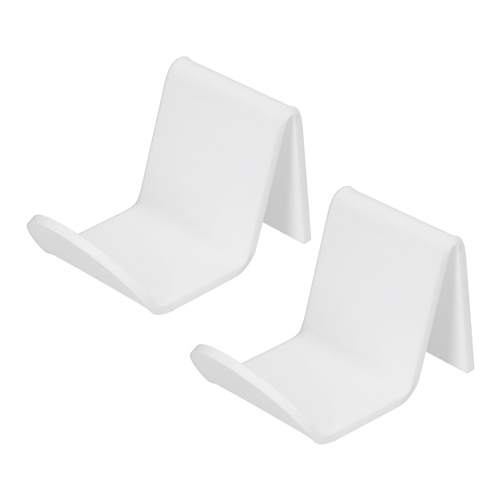 2pcs Game Controller Stand White Acrylic Durable Gamepad Holder with Wire view 5