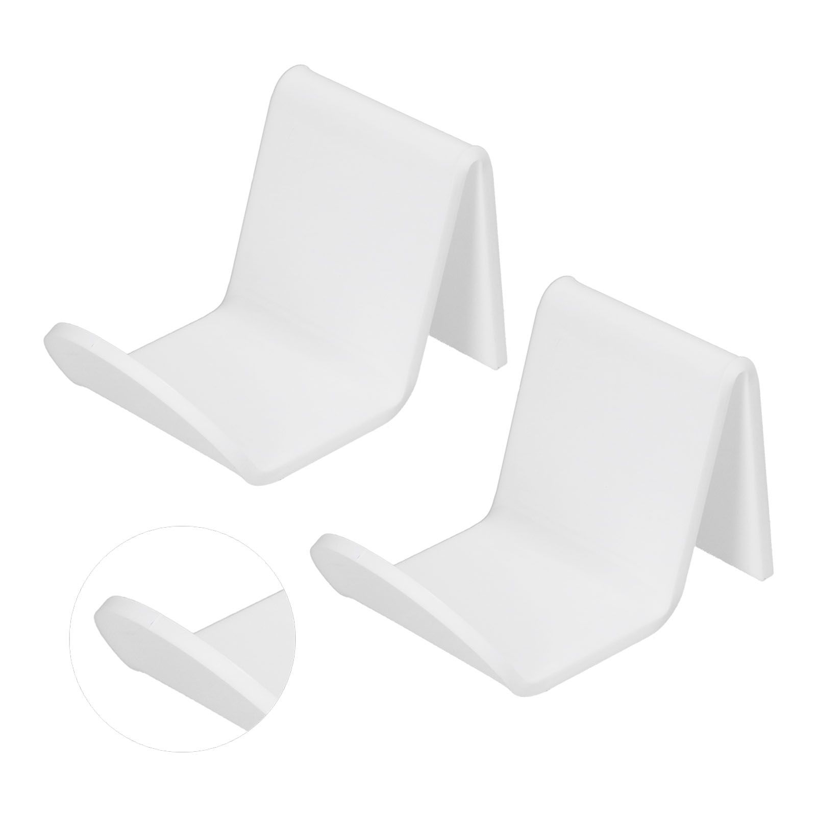 2pcs Game Controller Stand White Acrylic Durable Gamepad Holder with Wire view 9