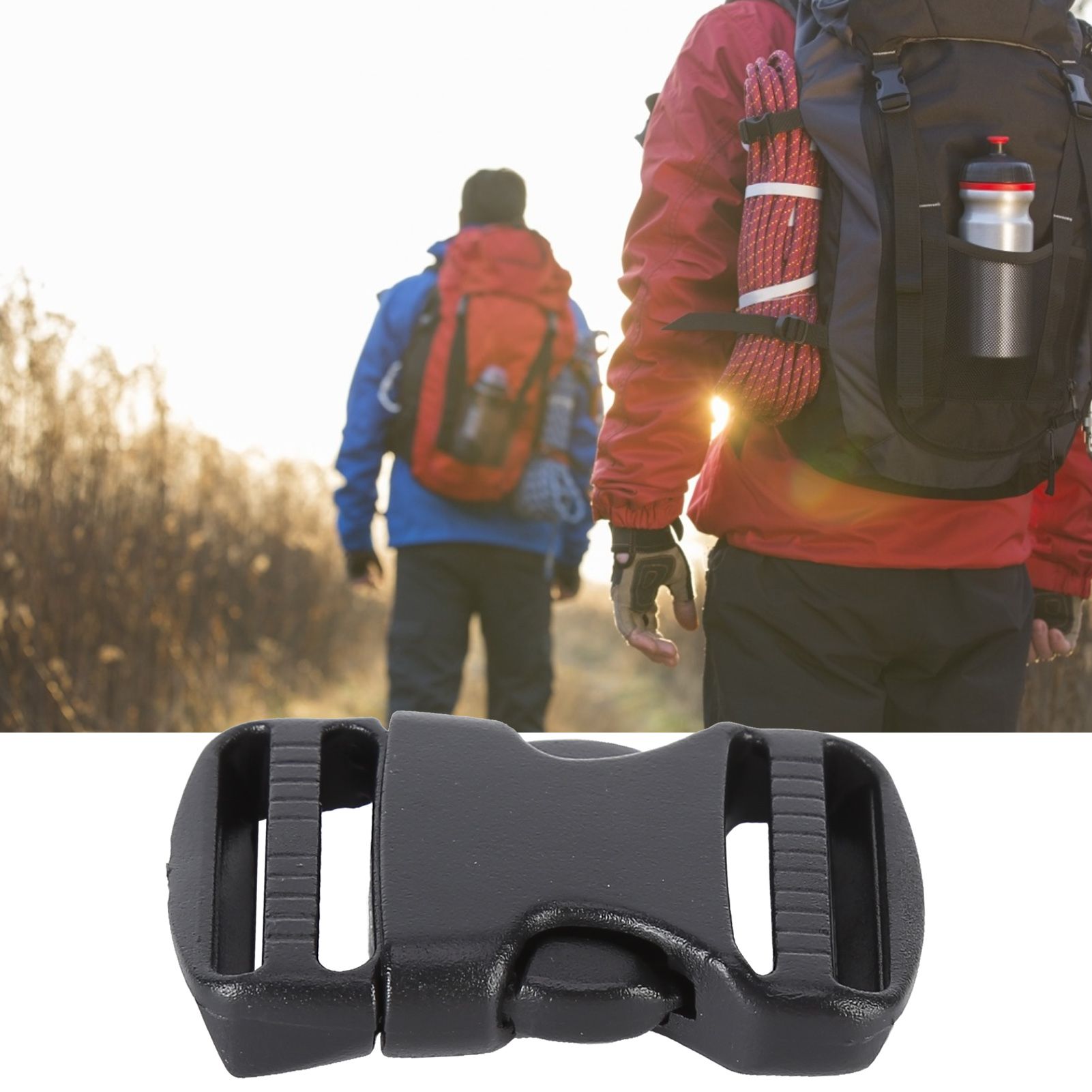 5Pcs Quick Release Buckle Plastic Dual Adjustable Strap Buckles Replacement view 12