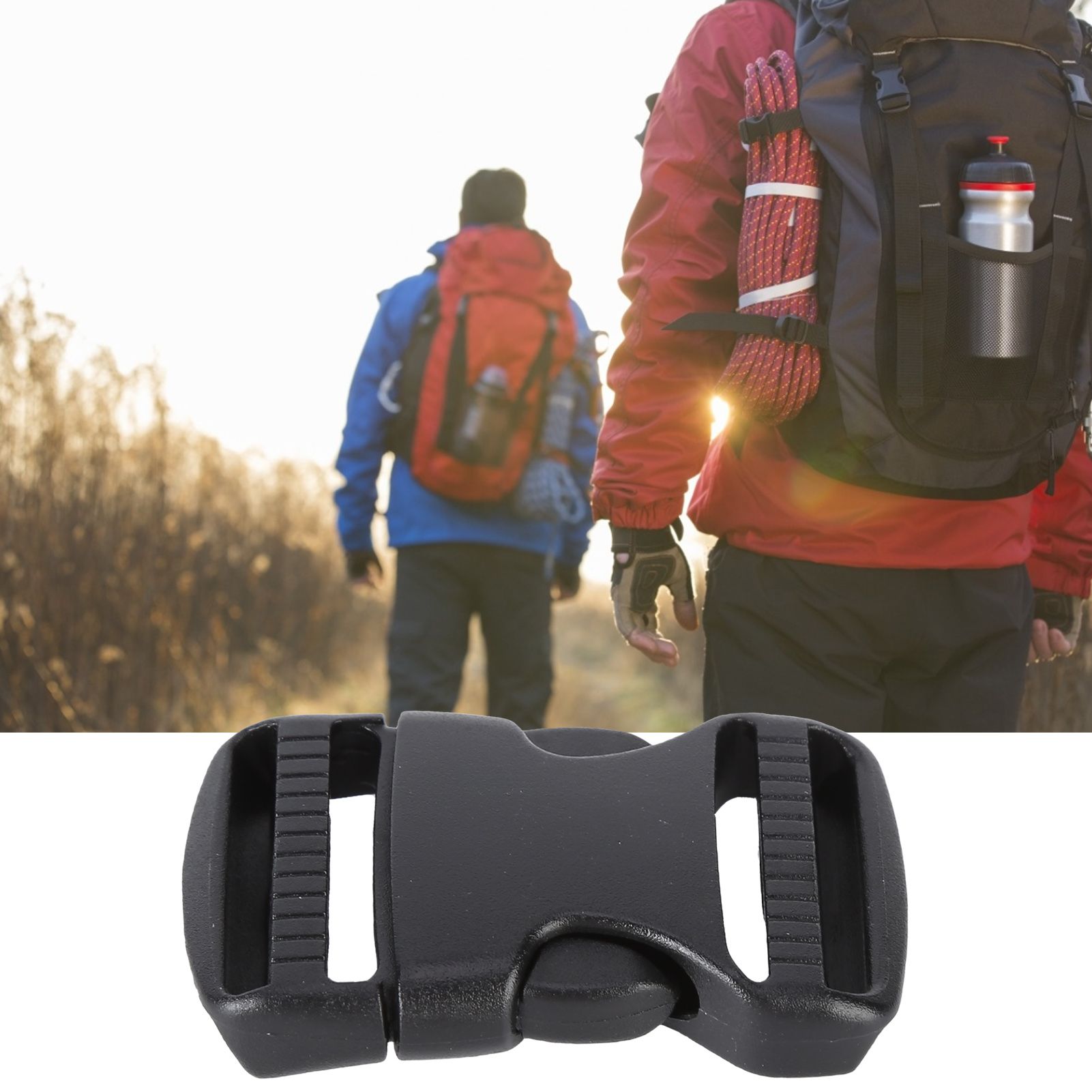 5Pcs Quick Release Buckle Plastic Dual Adjustable Strap Buckles Replacement view 12
