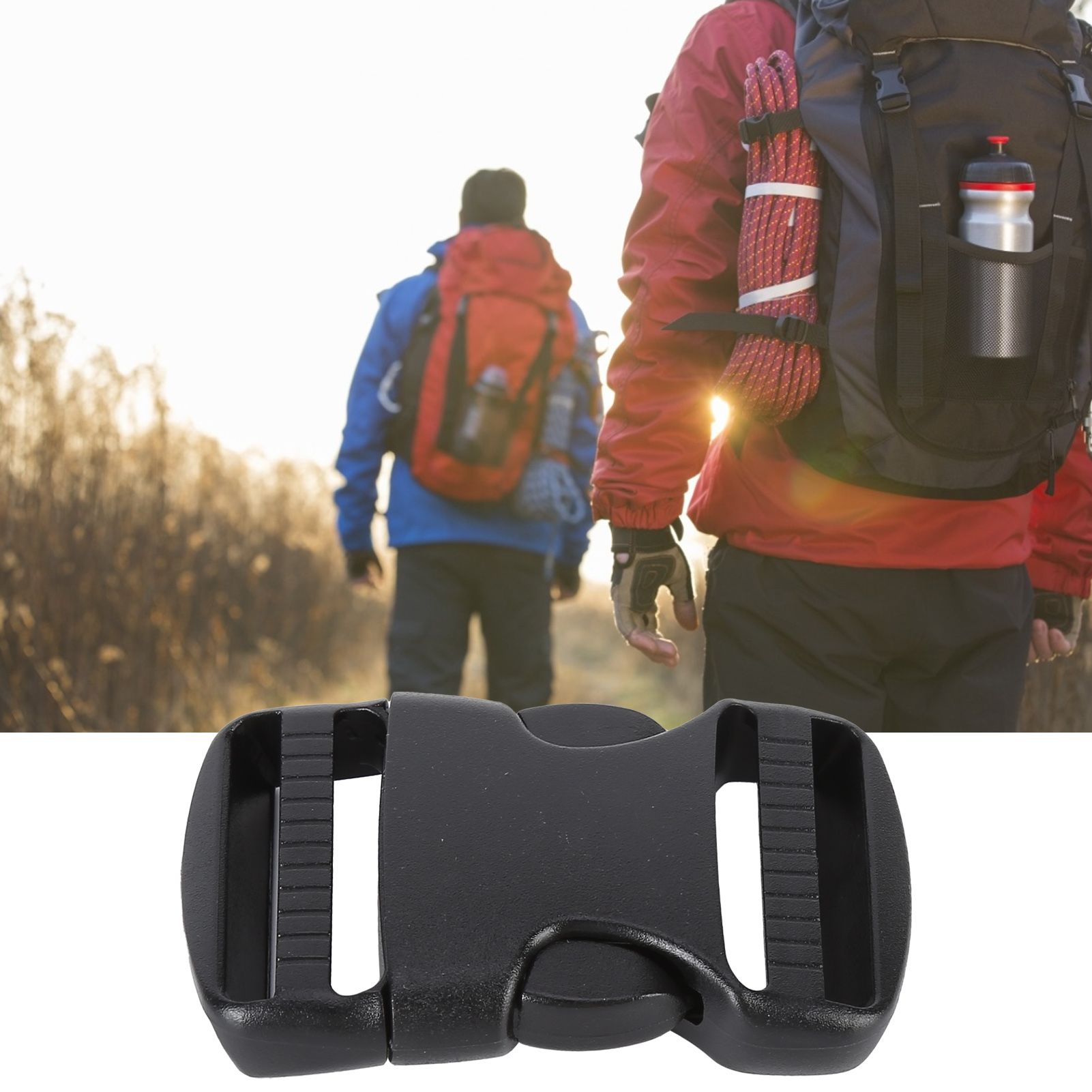 5Pcs Quick Release Buckle Plastic Dual Adjustable Strap Buckles Replacement view 12