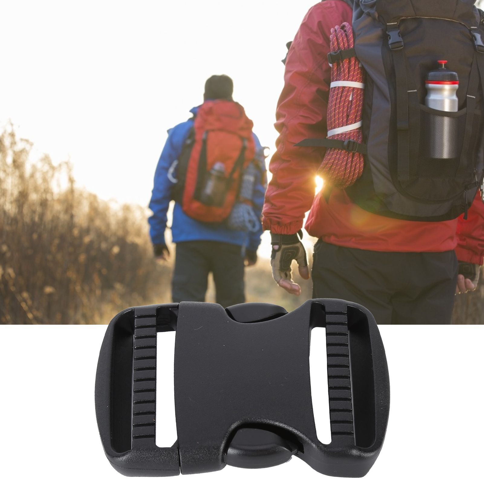 5Pcs Quick Release Buckle Plastic Dual Adjustable Strap Buckles Replacement view 12