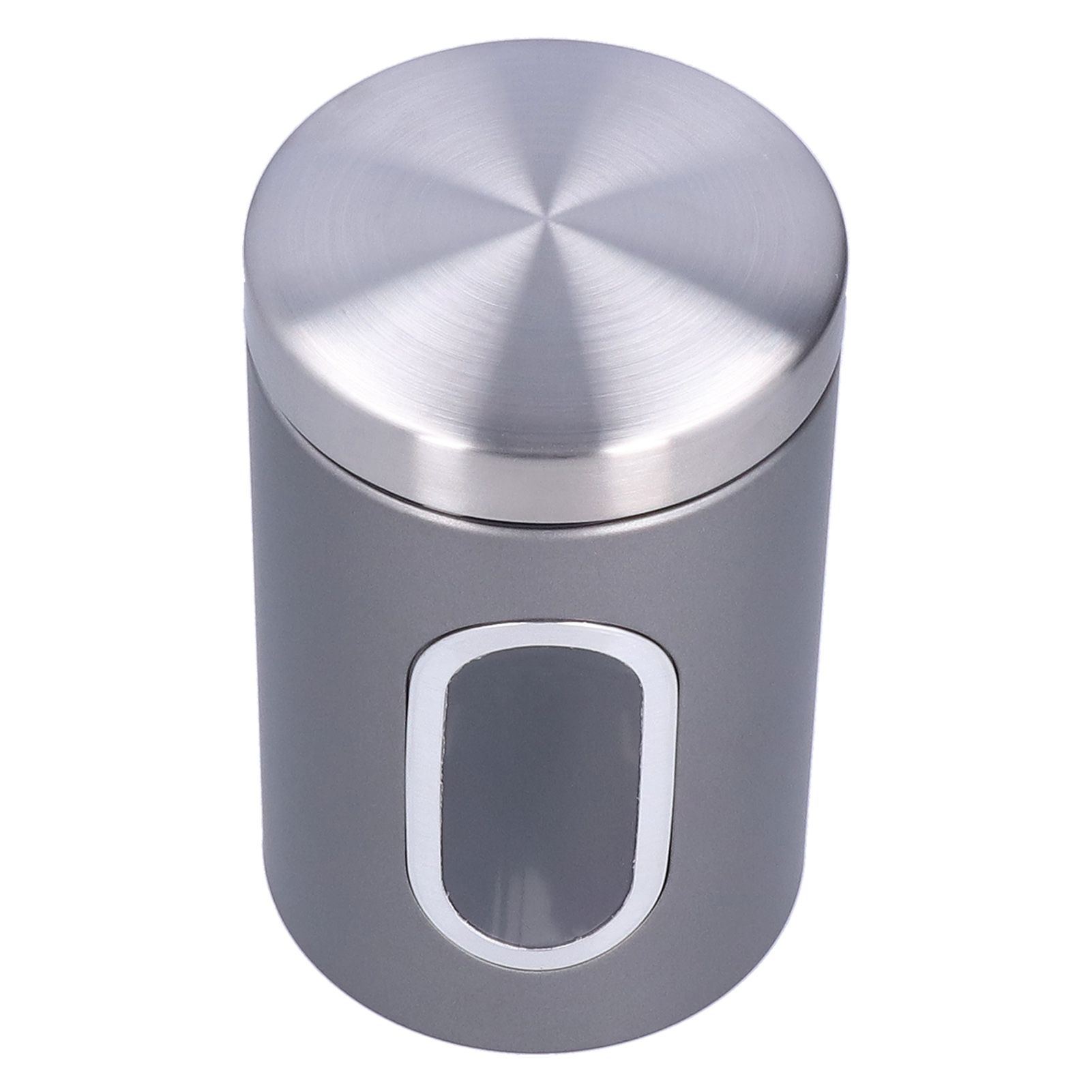3Pcs Storage Jar Stainless Steel Food Tea Nut Container with Window Durable view 7