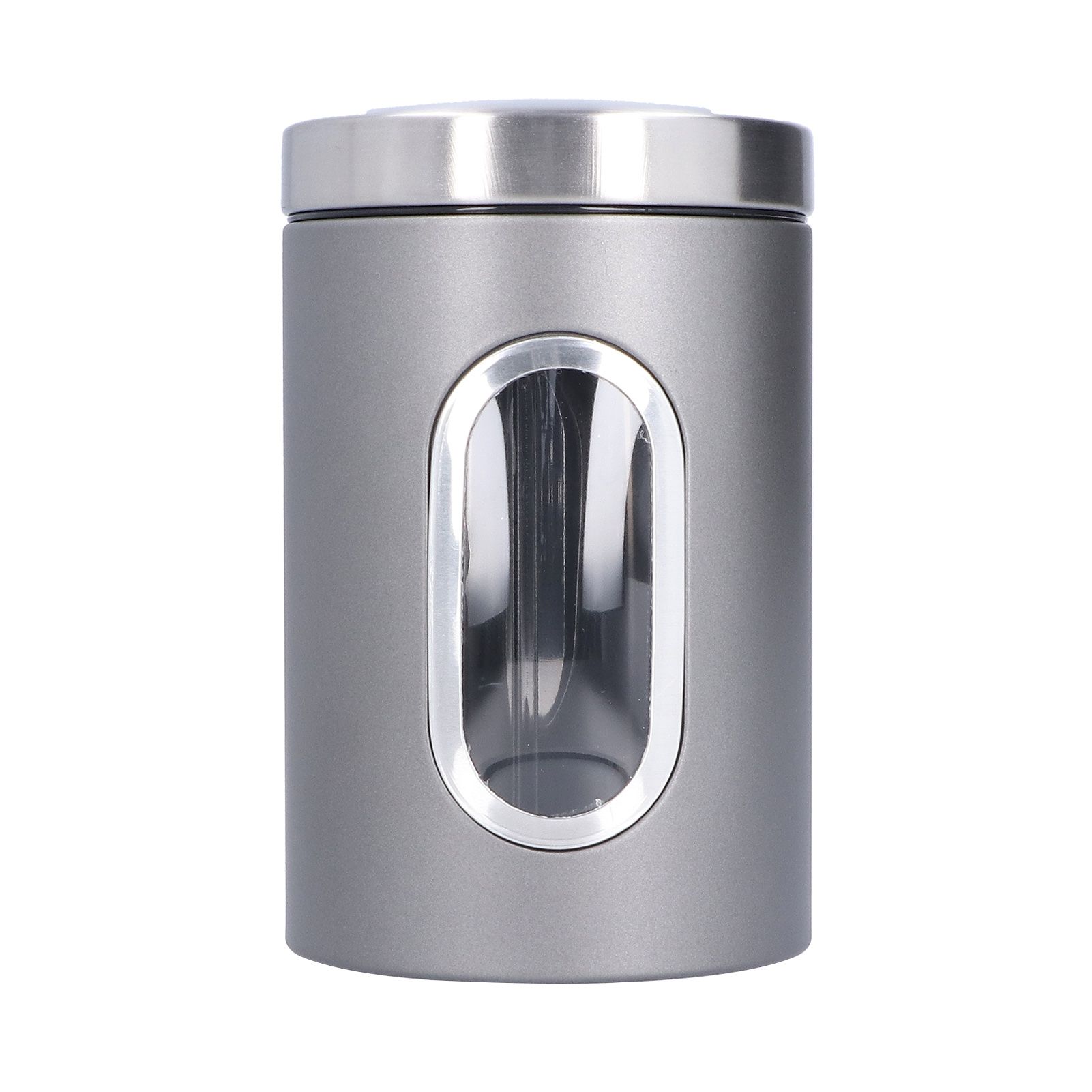3Pcs Storage Jar Stainless Steel Food Tea Nut Container with Window Durable view 10