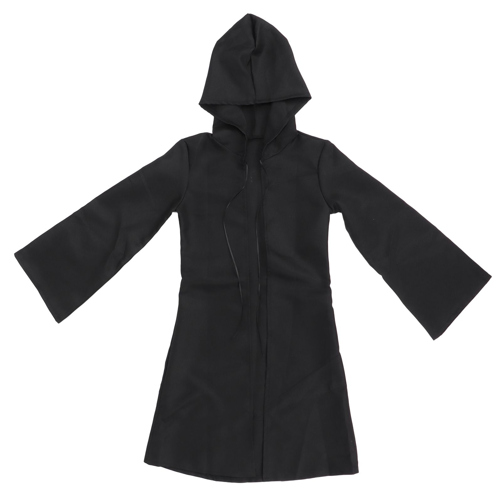 Halloween Hooded Black Cape Unisex Long Cloak Cosplay Dress Clothing Costume