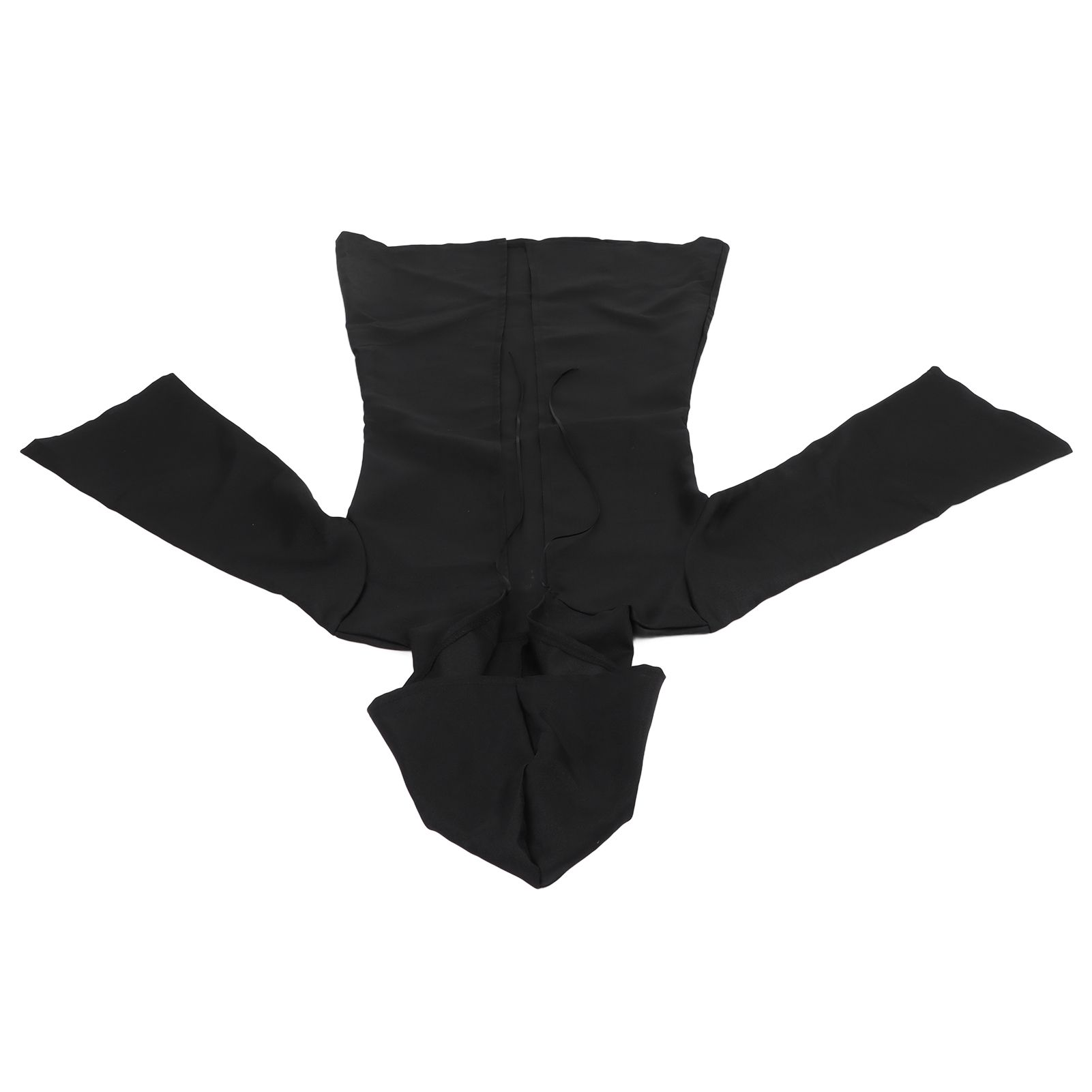 Halloween Hooded Black Cape Unisex Long Cloak Cosplay Dress Clothing Costume view 5