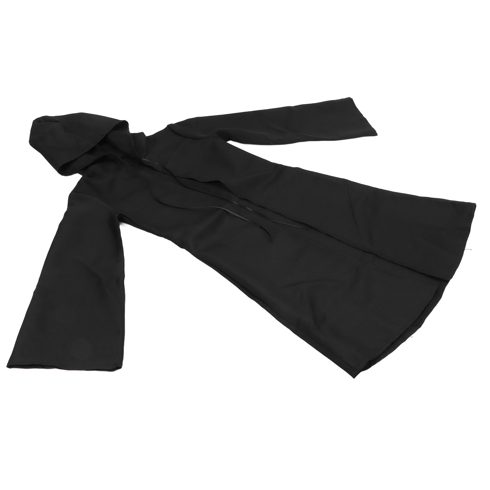 Halloween Hooded Black Cape Unisex Long Cloak Cosplay Dress Clothing Costume view 10