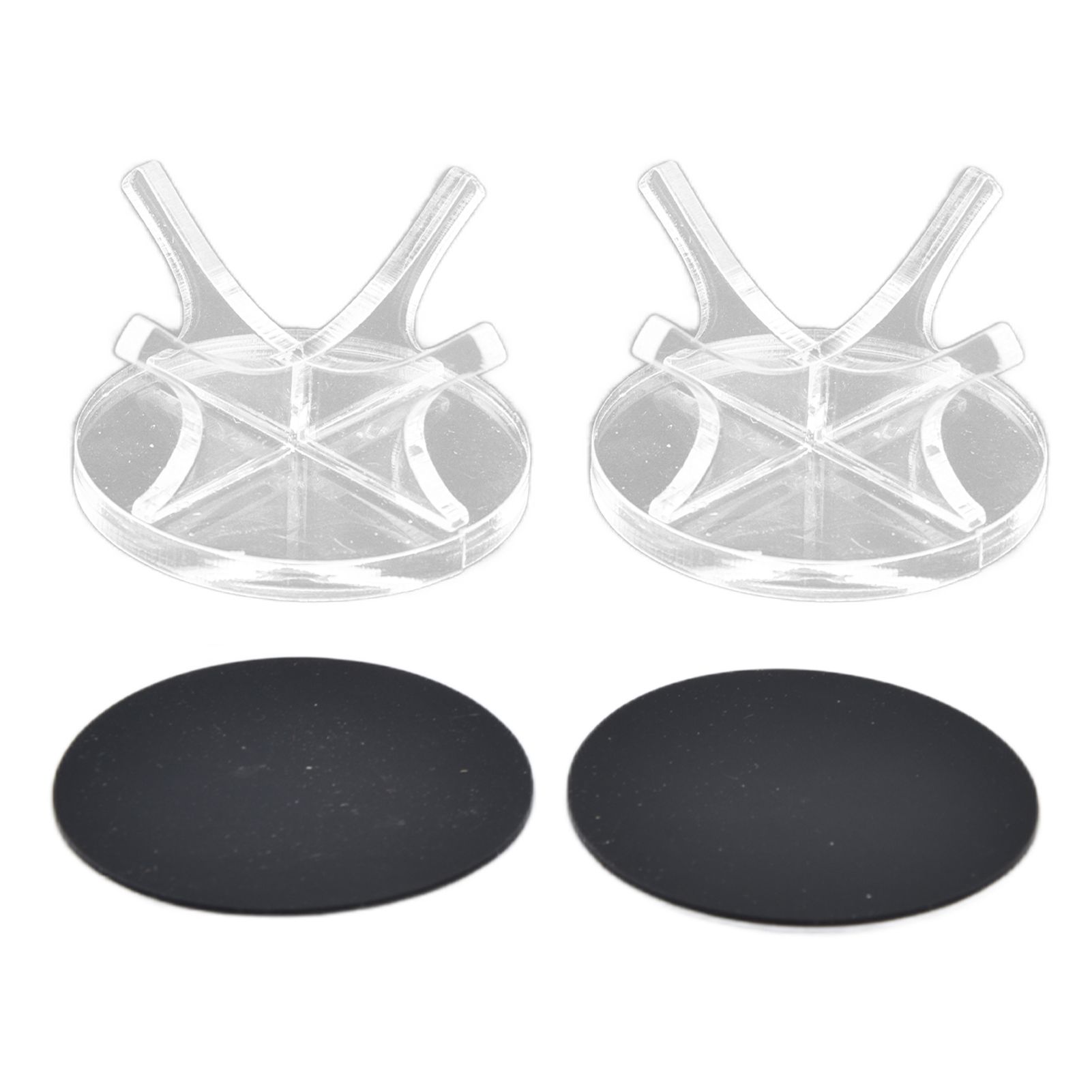 2Pcs Golf Ball Rack High Stability Strong Firmness Simple Baseball Display — image 1