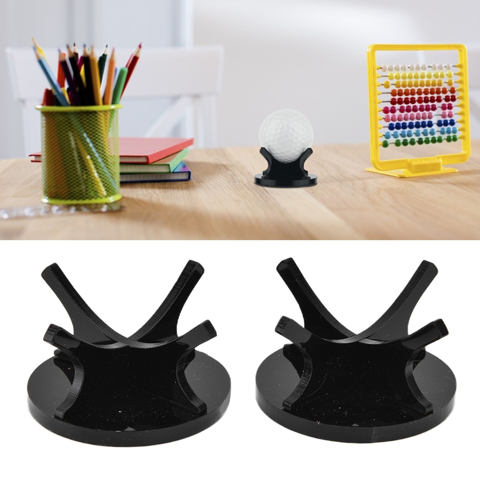 2Pcs Golf Ball Rack High Stability Strong Firmness Simple Baseball Display view 12