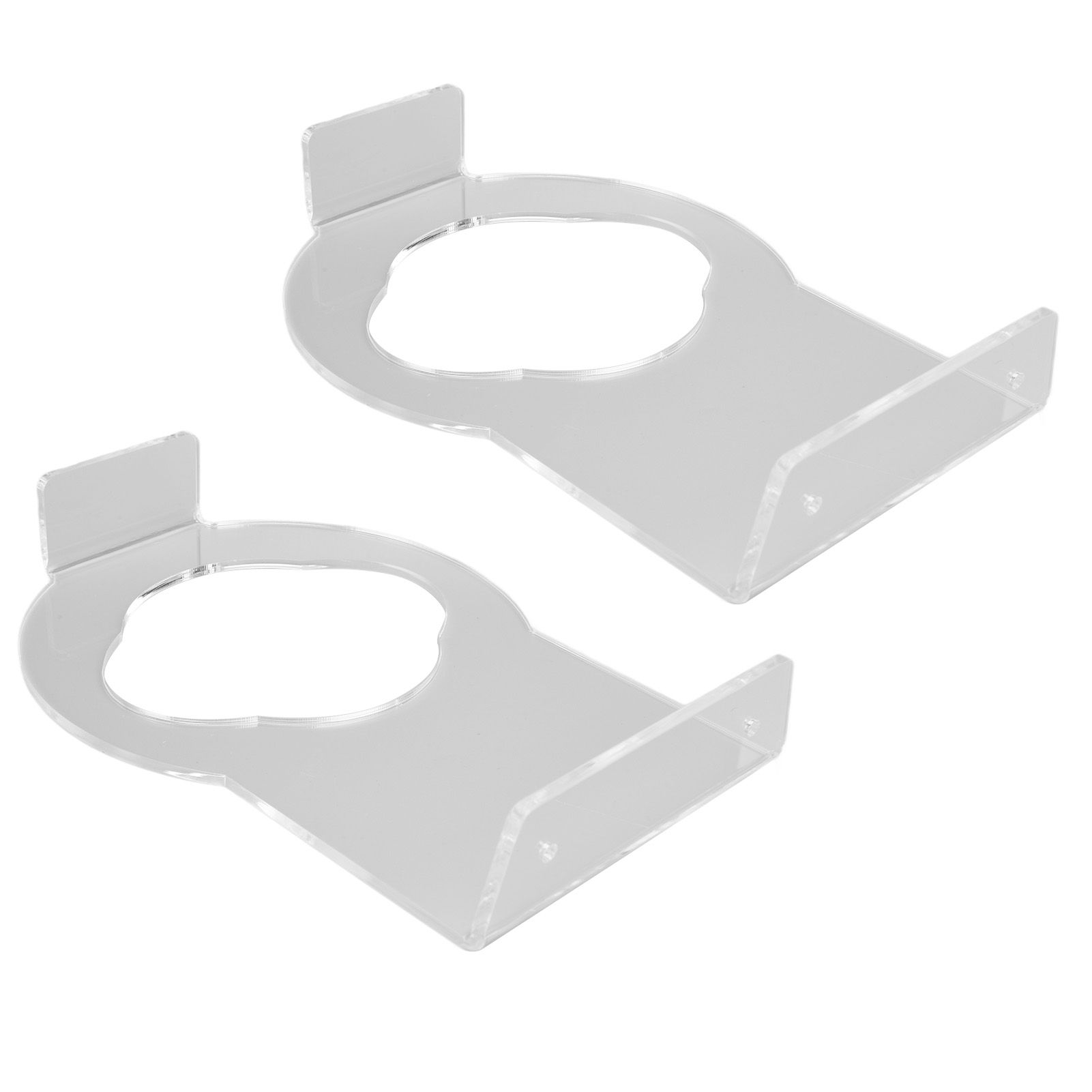 2Pcs Basketball Rack Acrylic Lightweight Small Stable Ball Wall Mount for Home view 2