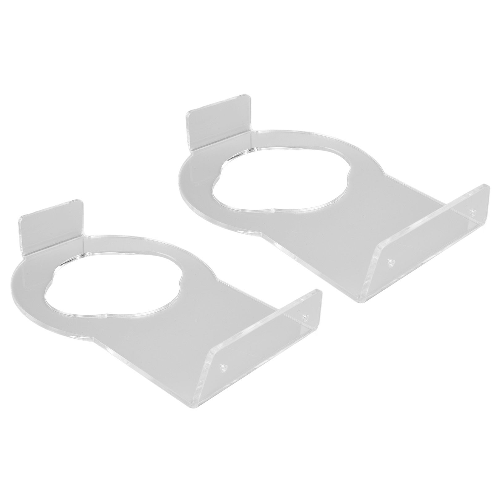 2Pcs Basketball Rack Acrylic Lightweight Small Stable Ball Wall Mount for Home view 3