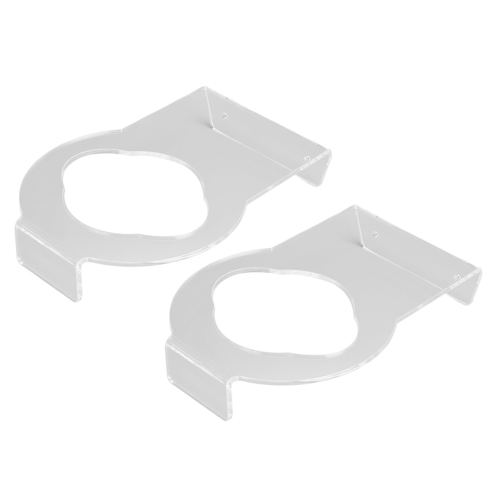 2Pcs Basketball Rack Acrylic Lightweight Small Stable Ball Wall Mount for Home view 5