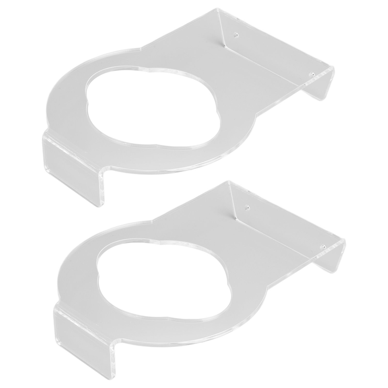 2Pcs Basketball Rack Acrylic Lightweight Small Stable Ball Wall Mount for Home view 6