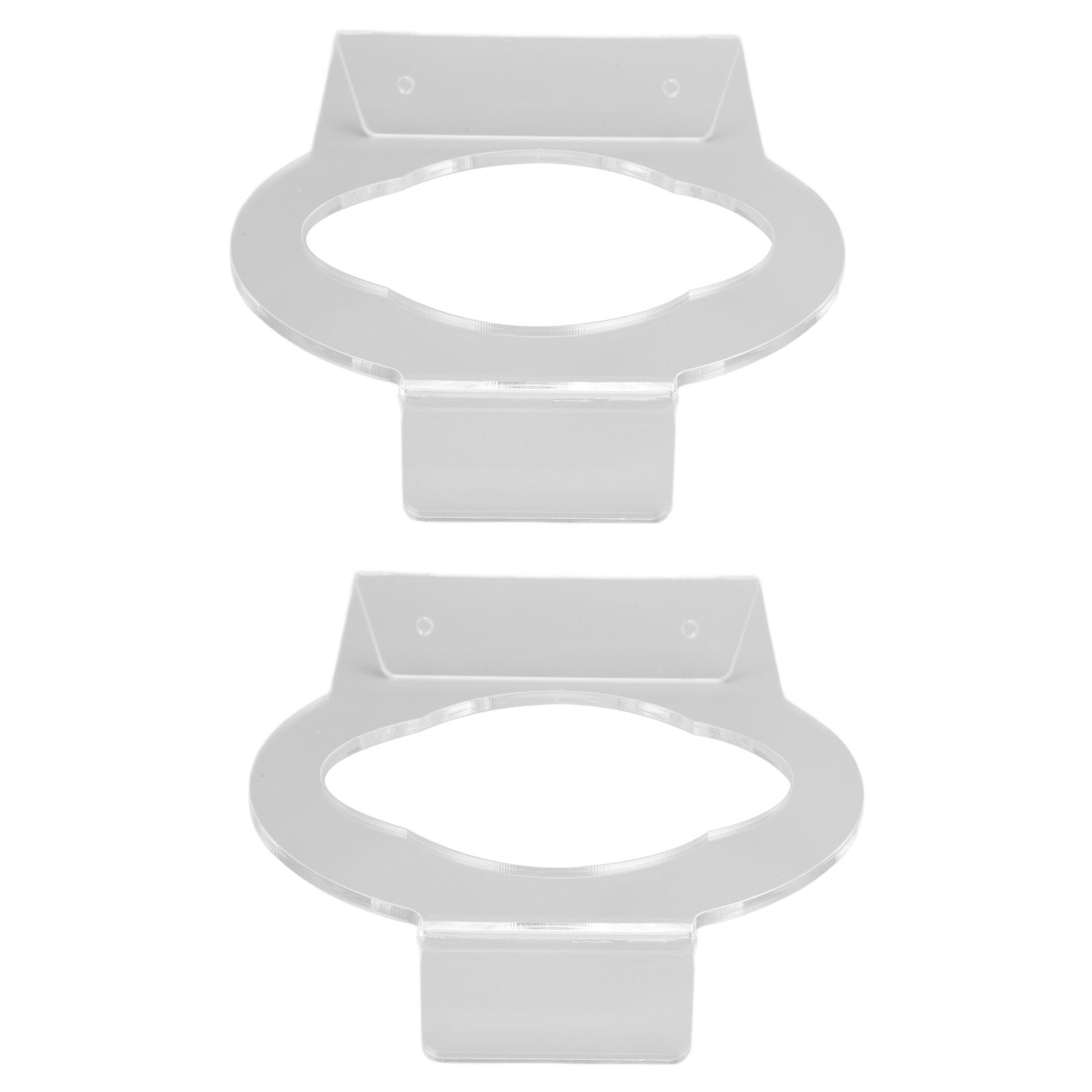 2Pcs Basketball Rack Acrylic Lightweight Small Stable Ball Wall Mount for Home view 8