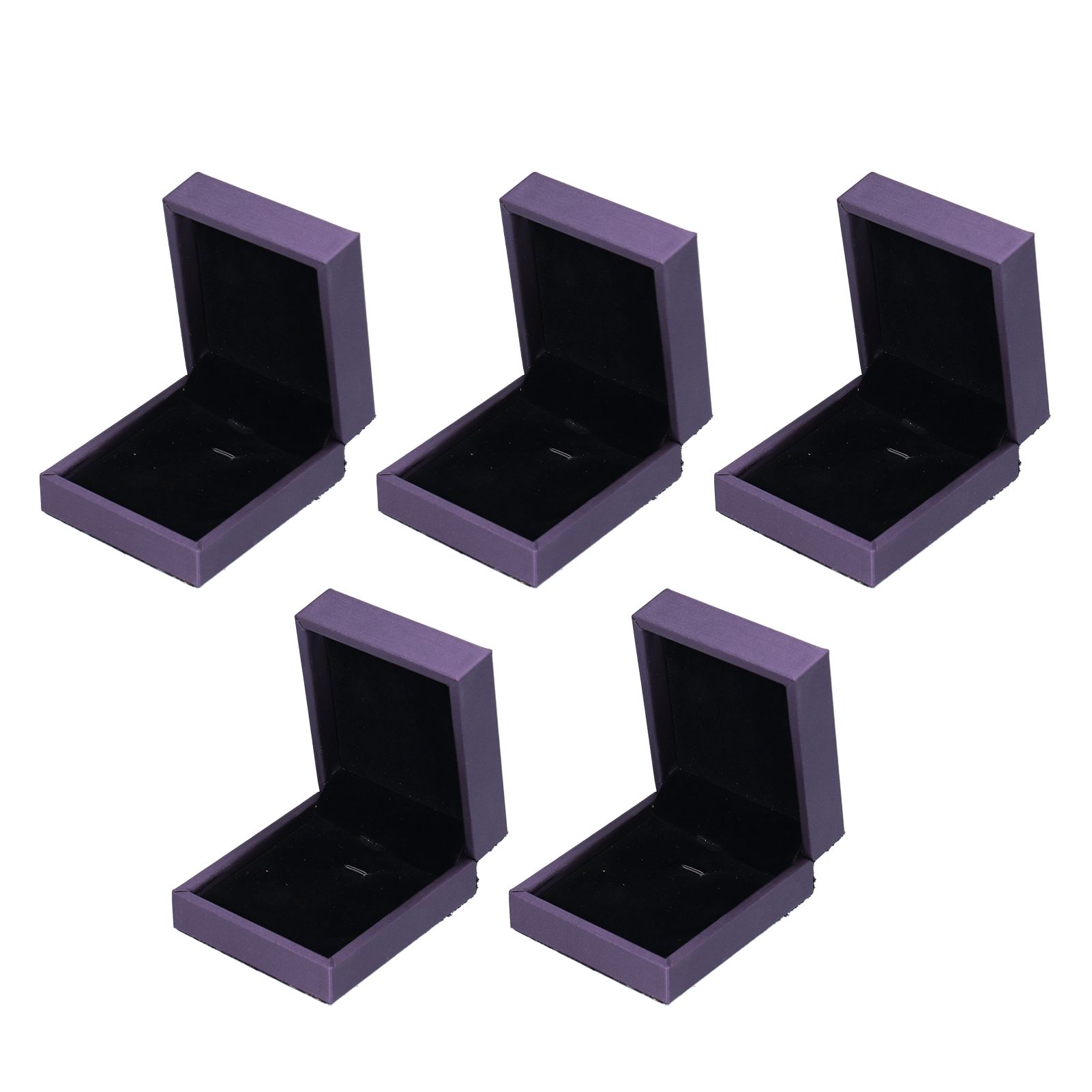 5Pcs Jewelry Packaging Box Exquisite Ear Ring Organizer Case for Home