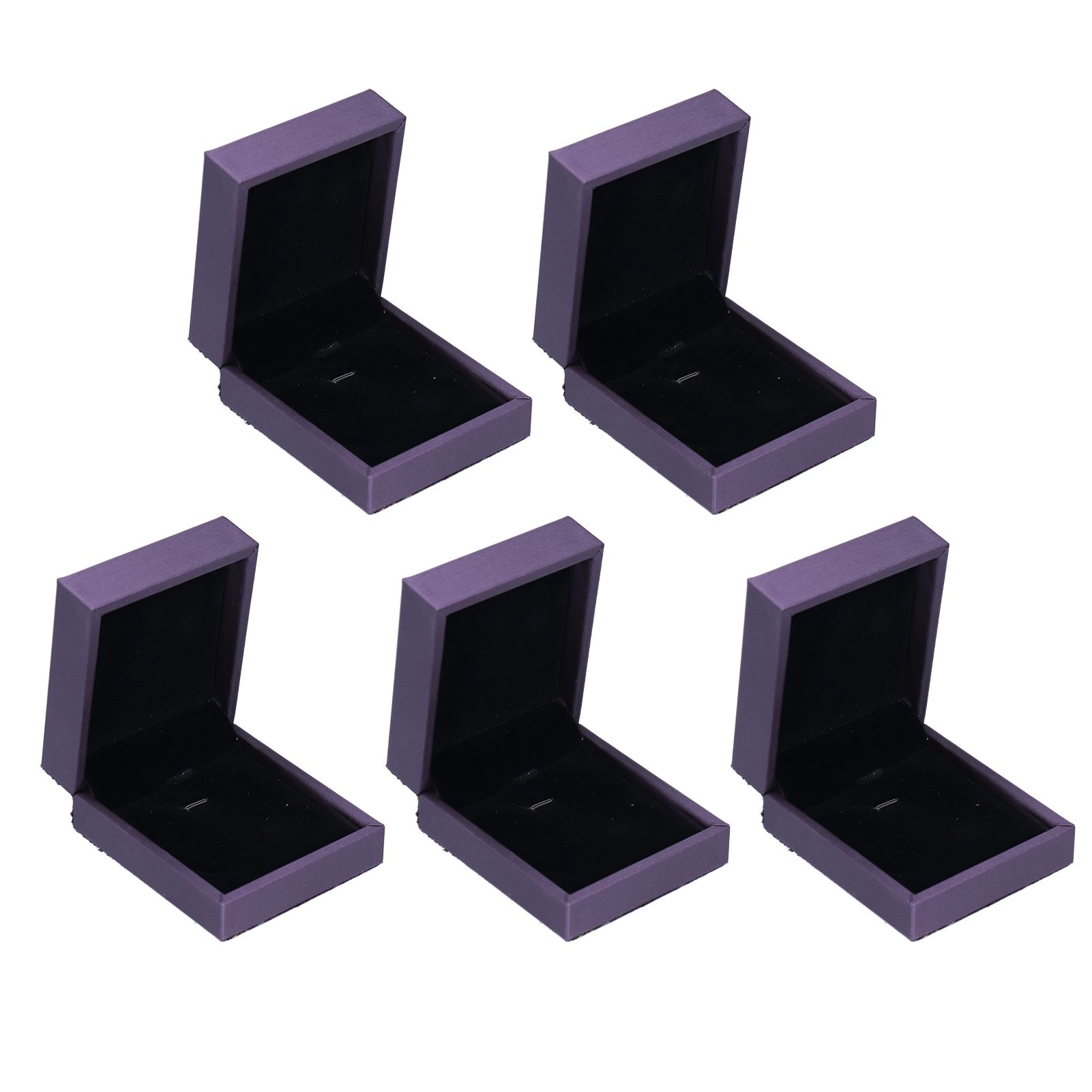 5Pcs Jewelry Packaging Box Exquisite Ear Ring Organizer Case for Home view 2
