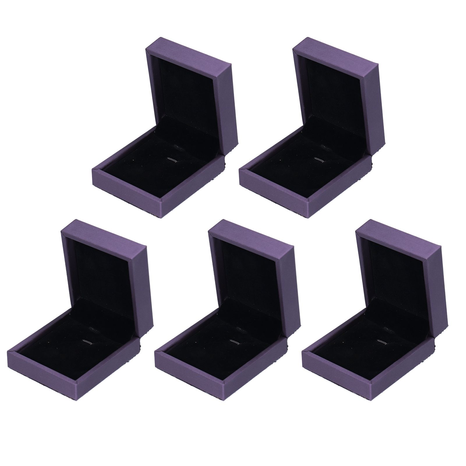5Pcs Jewelry Packaging Box Exquisite Ear Ring Organizer Case for Home view 3