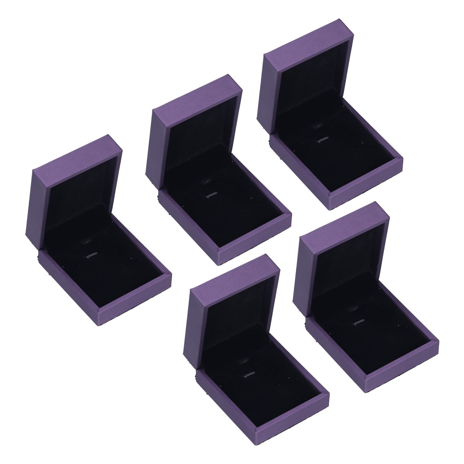 5Pcs Jewelry Packaging Box Exquisite Ear Ring Organizer Case for Home view 7