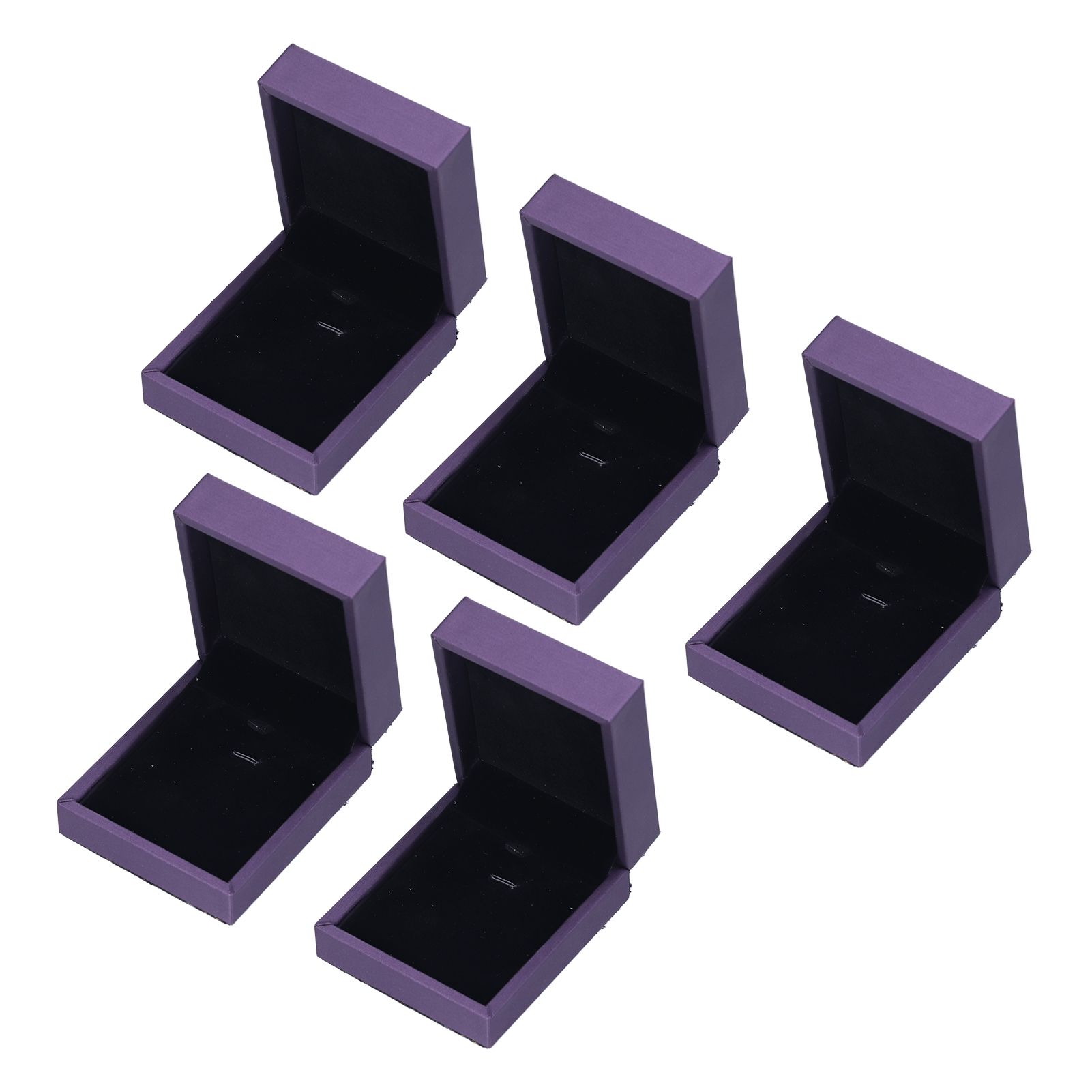 5Pcs Jewelry Packaging Box Exquisite Ear Ring Organizer Case for Home view 9