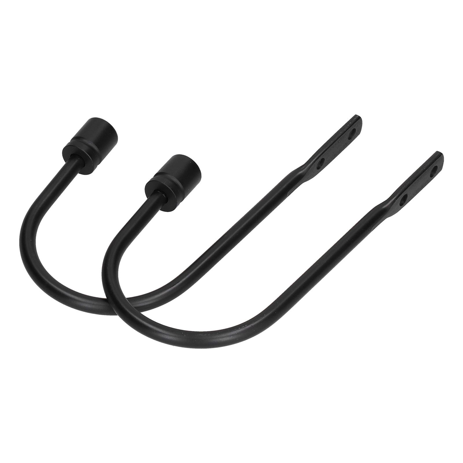 2Pcs Curtain Hook Aluminum Alloy U Shaped Cylinder Fixed Drapery Holdback for view 4