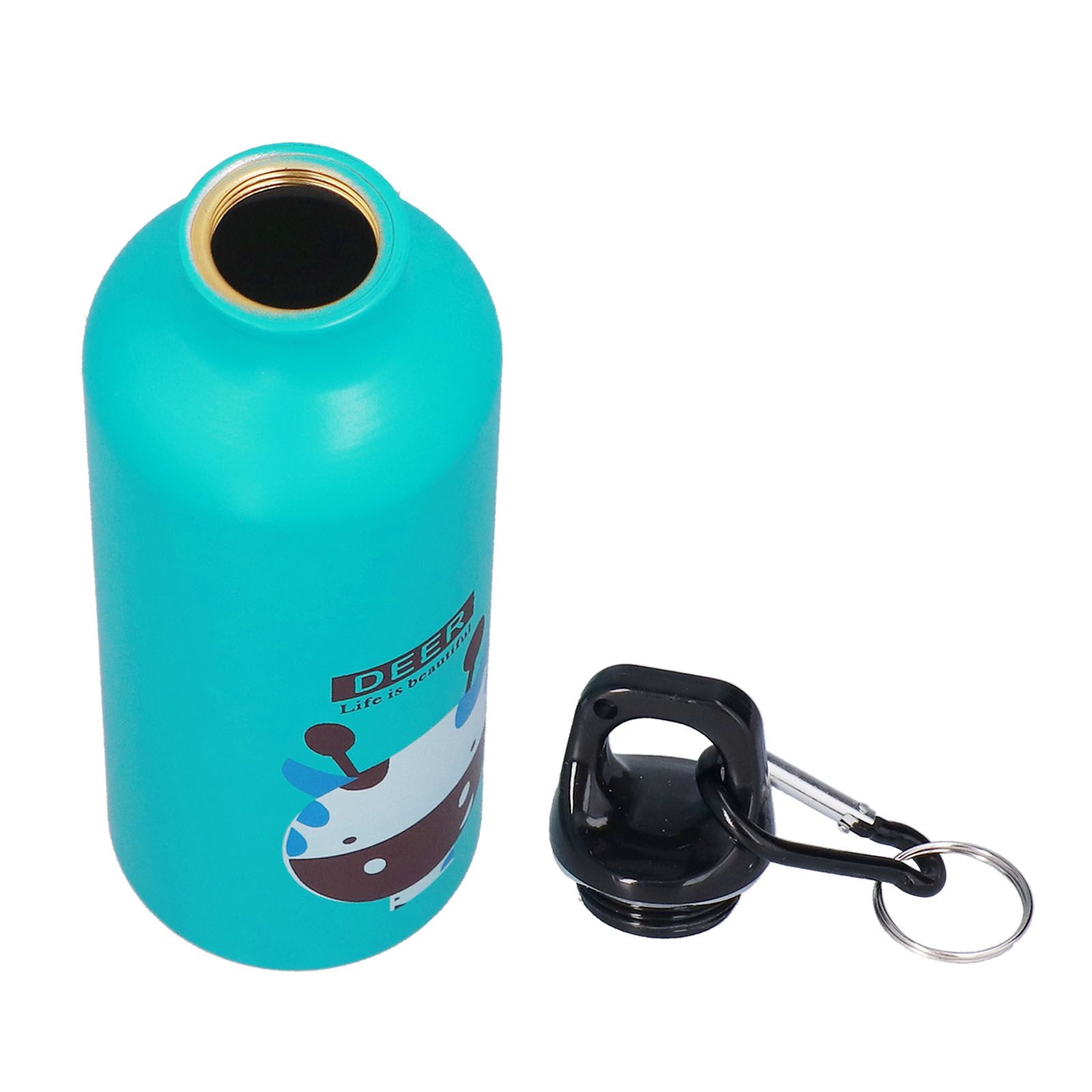 Kids Water Bottle Cute Cartoon 500ml Aluminum Insulated Water Bottle Sport view 2