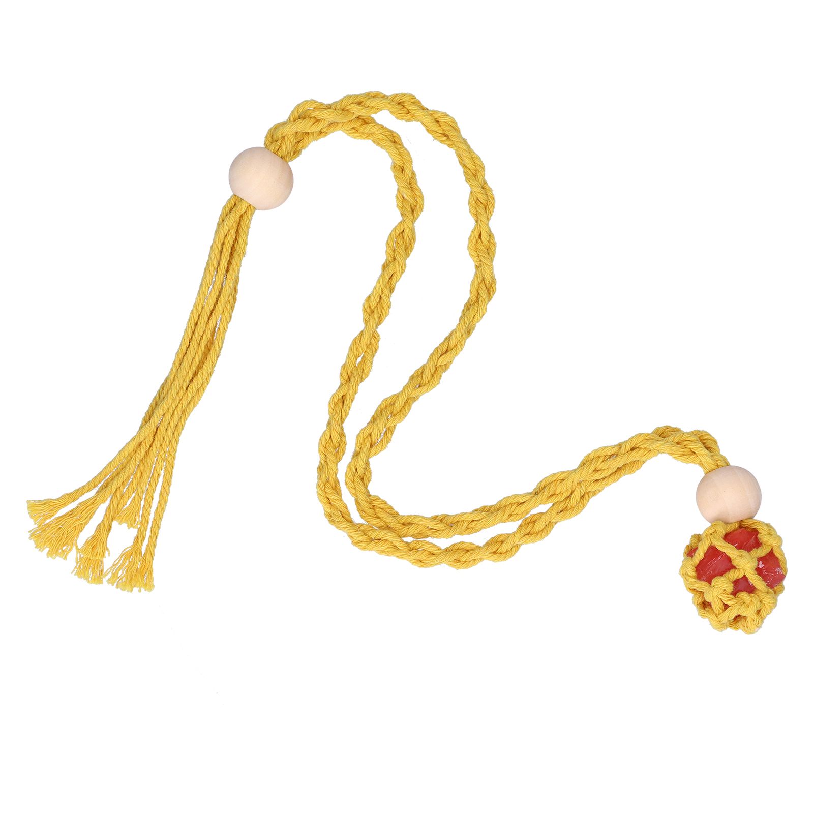 3pcs Net Bag Necklace Empty Stone Holder Rope Replacement Adjustable Necklace view 2