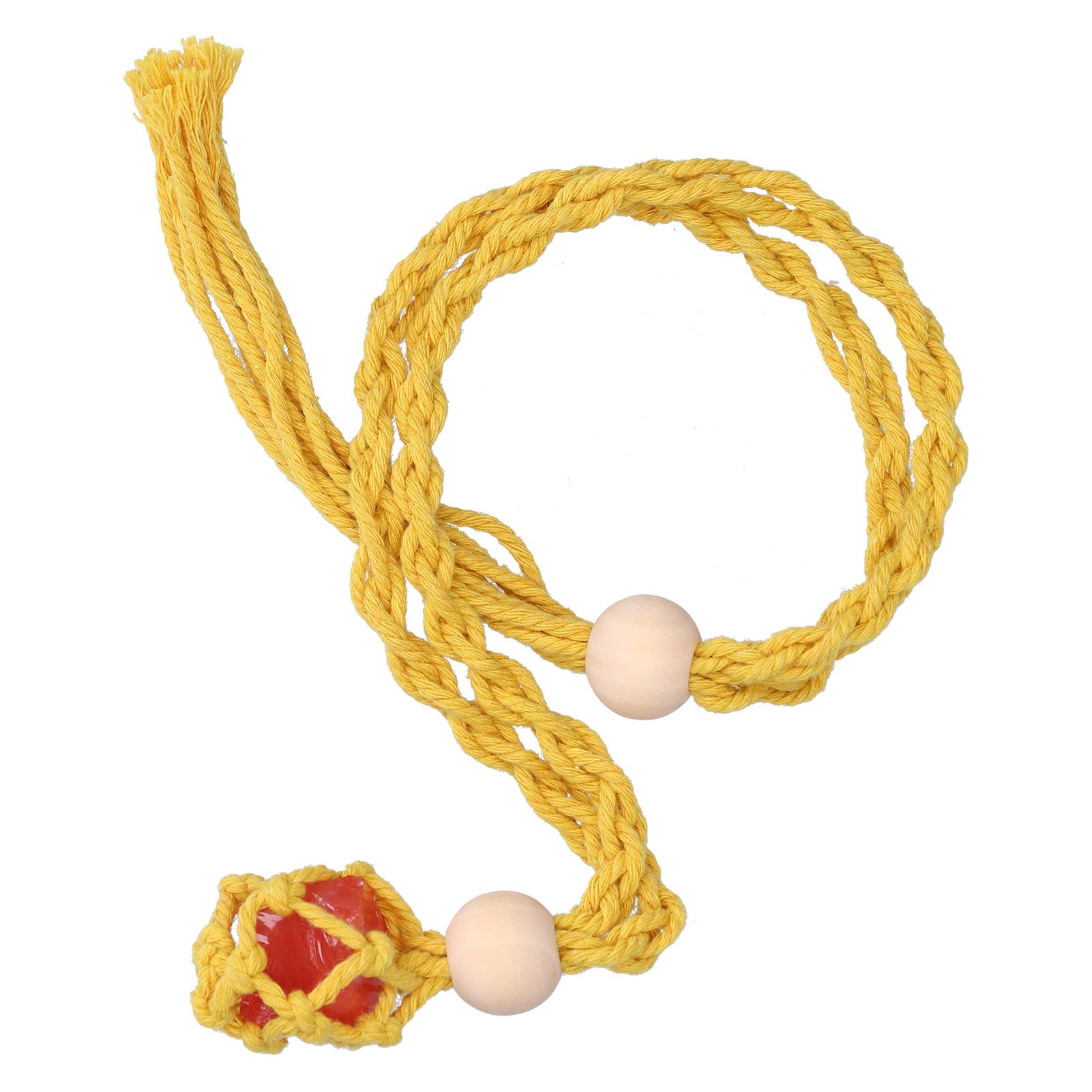 3pcs Net Bag Necklace Empty Stone Holder Rope Replacement Adjustable Necklace view 3