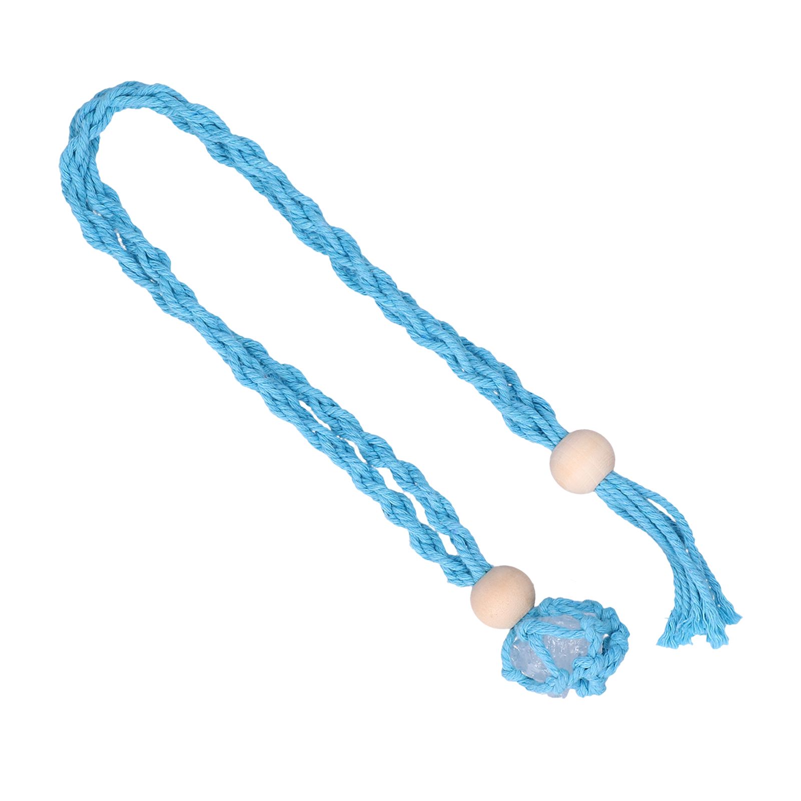 3pcs Net Bag Necklace Empty Stone Holder Rope Replacement Adjustable Necklace — image 1
