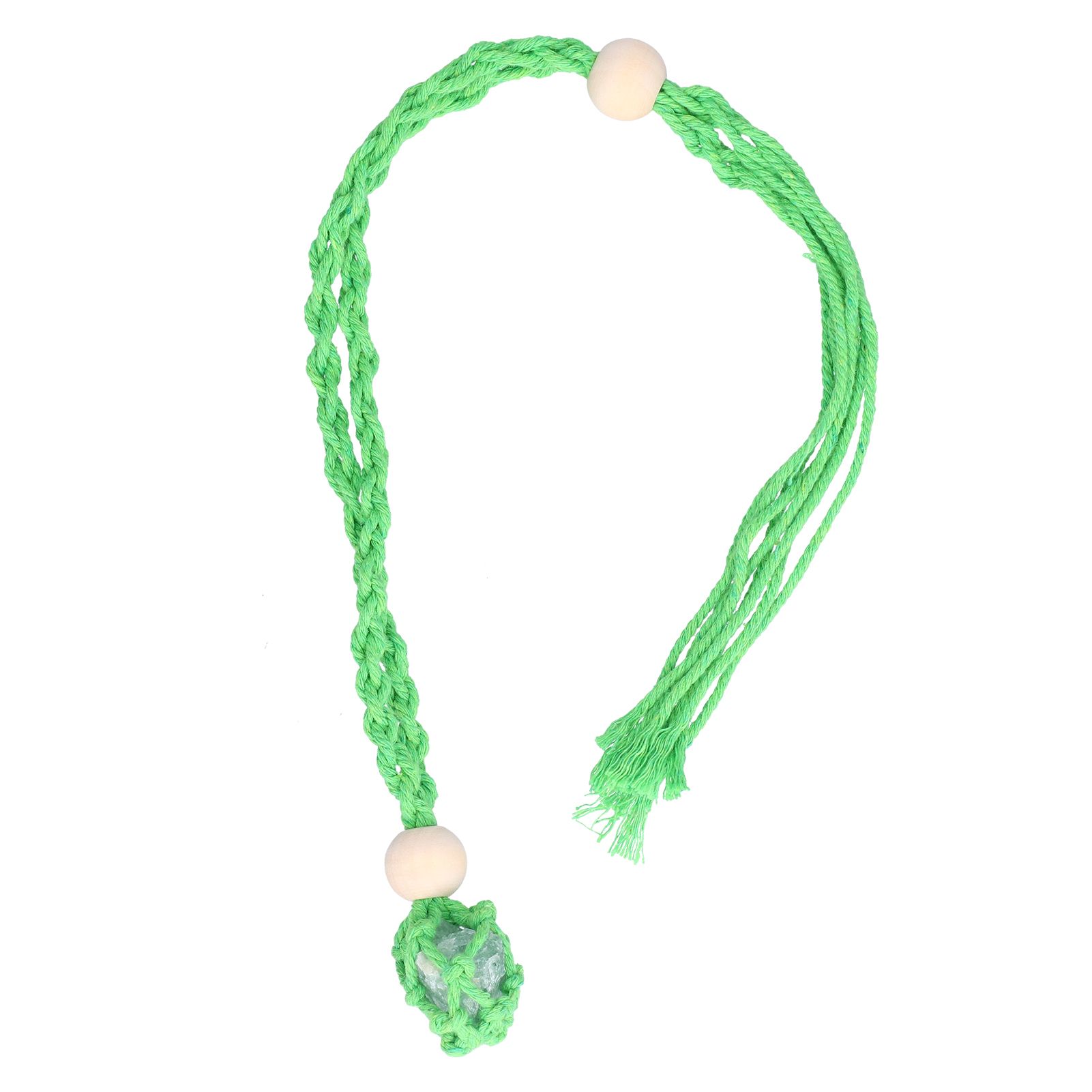 3pcs Net Bag Necklace Empty Stone Holder Rope Replacement Adjustable Necklace view 5